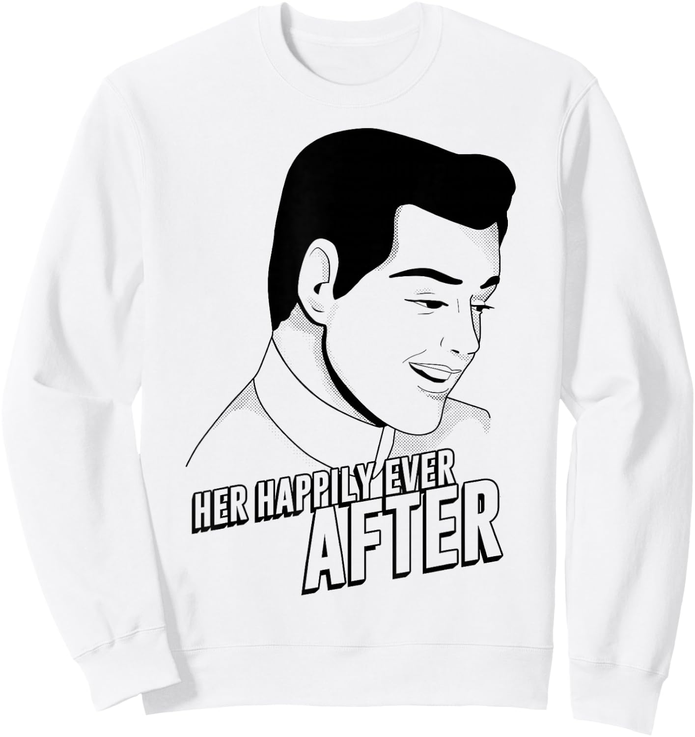 Disney Cinderella Her Happily Ever After Graphic Sweatshirt - Sweatshirt | White