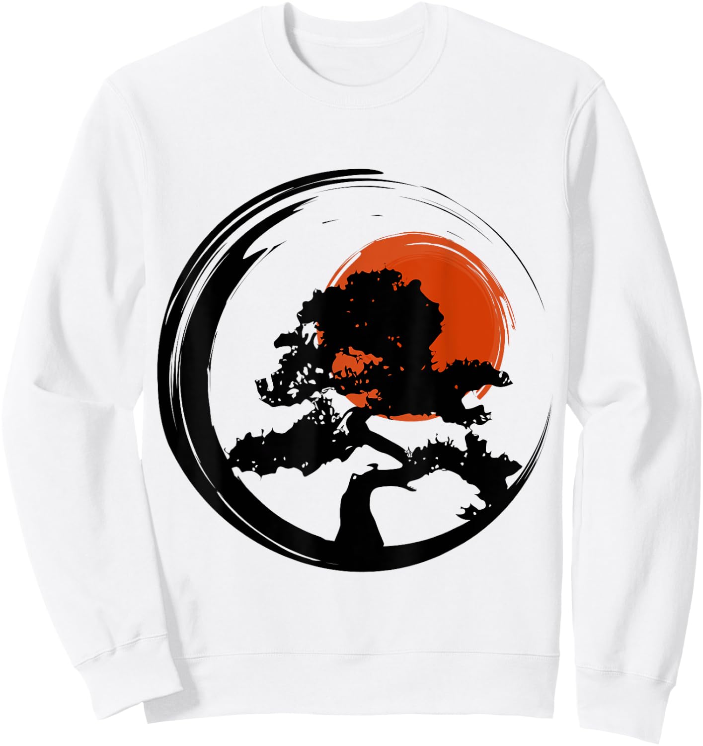 Japanese Bonsai Tree Zen Master Buddhism Penjing Sweatshirt - Sweatshirt | White
