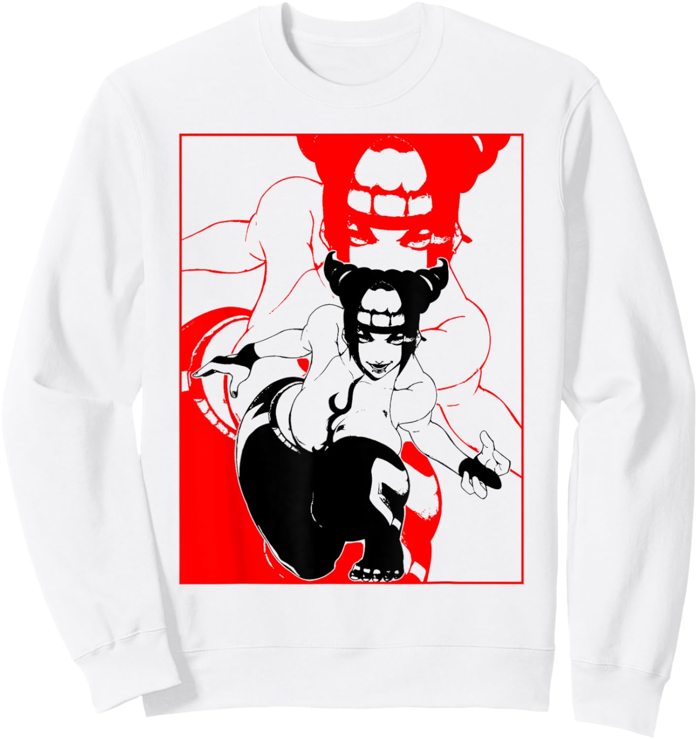 Juri Han Game Character for Player Lover Sweatshirt - Sweatshirt | White