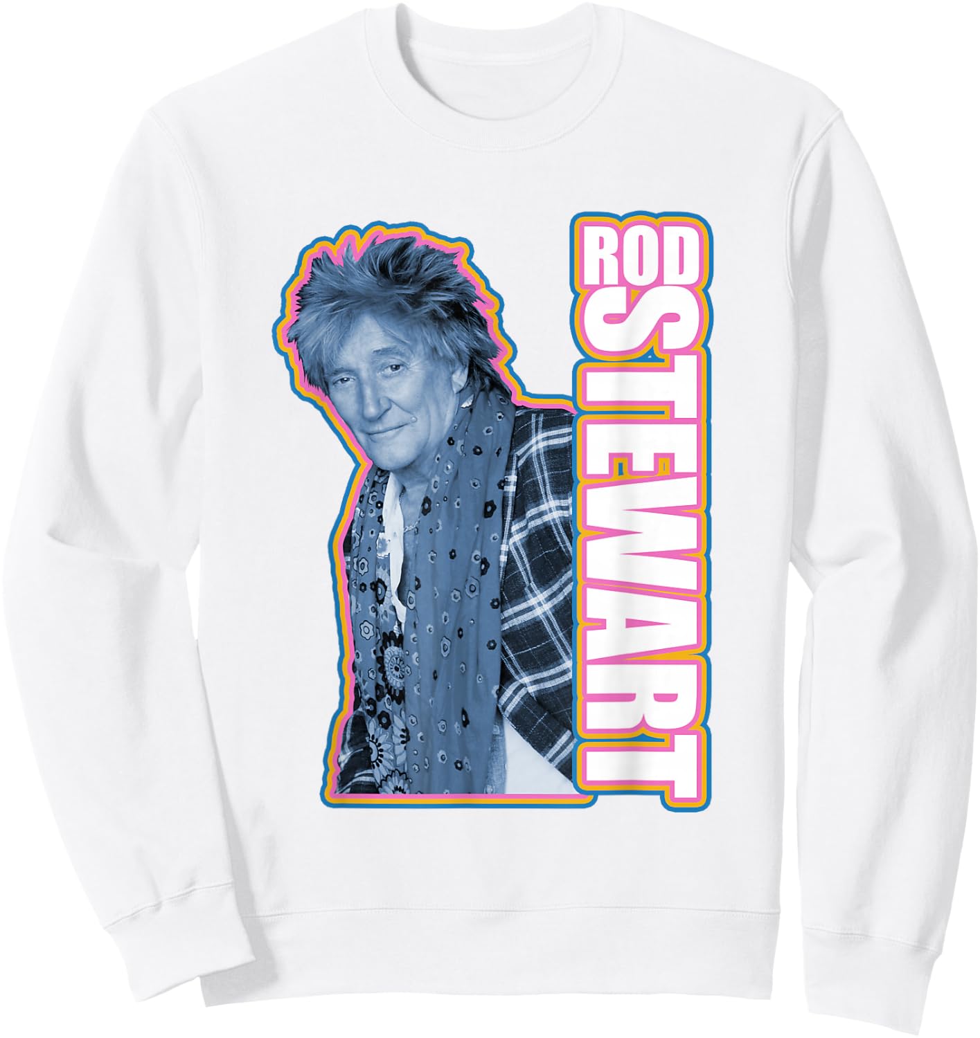 Rod Stewart Photo Sweatshirt - Sweatshirt | White
