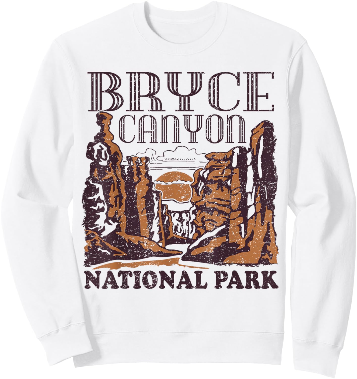 Bryce Canyon National Park Utah Sweatshirt - Sweatshirt | White