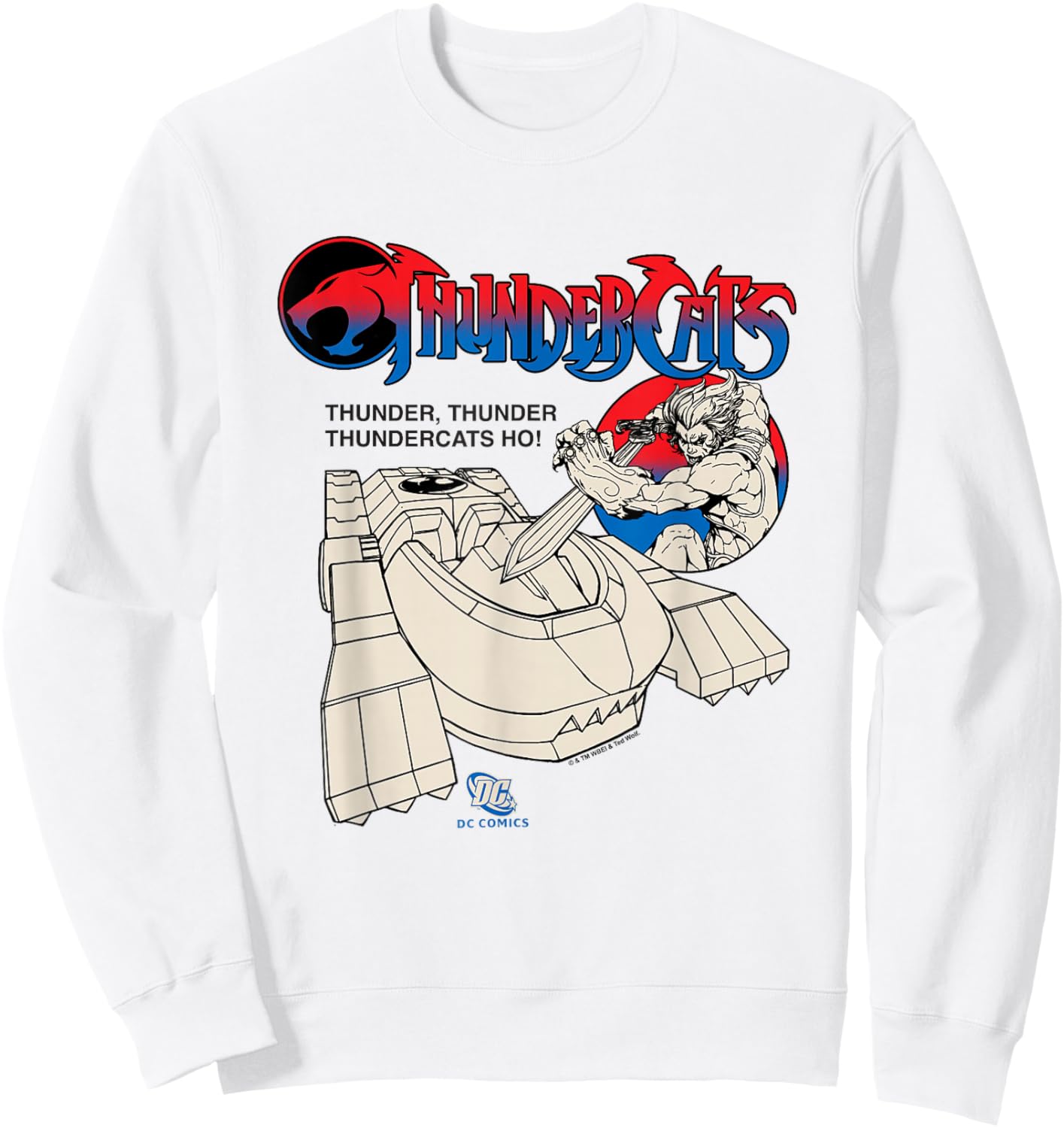 ThunderCats ThunderTank Lion-O Epic Poster Vintage Sweatshirt - Sweatshirt | White