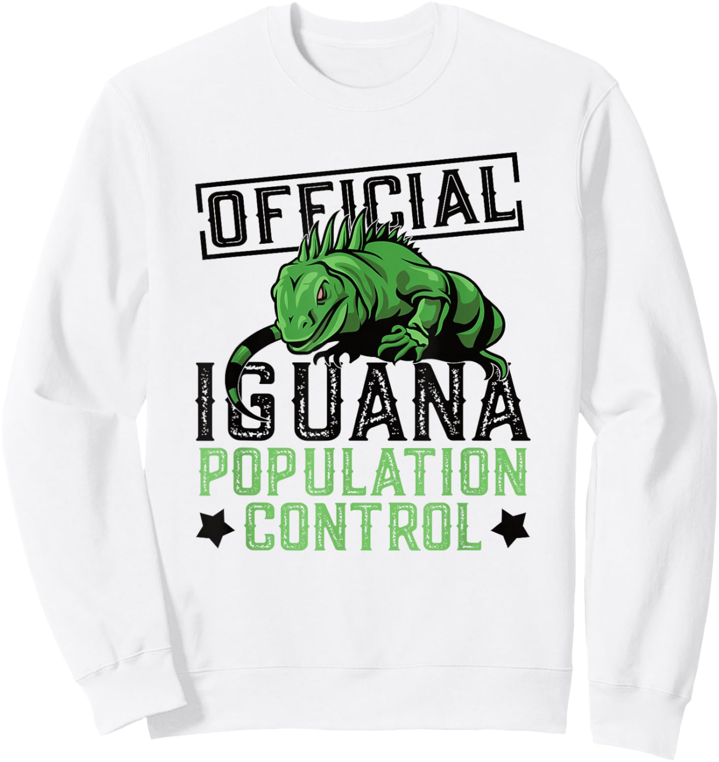 Iguana Hunter Design For Iguana Lizard Hunting Sweatshirt - Sweatshirt | White