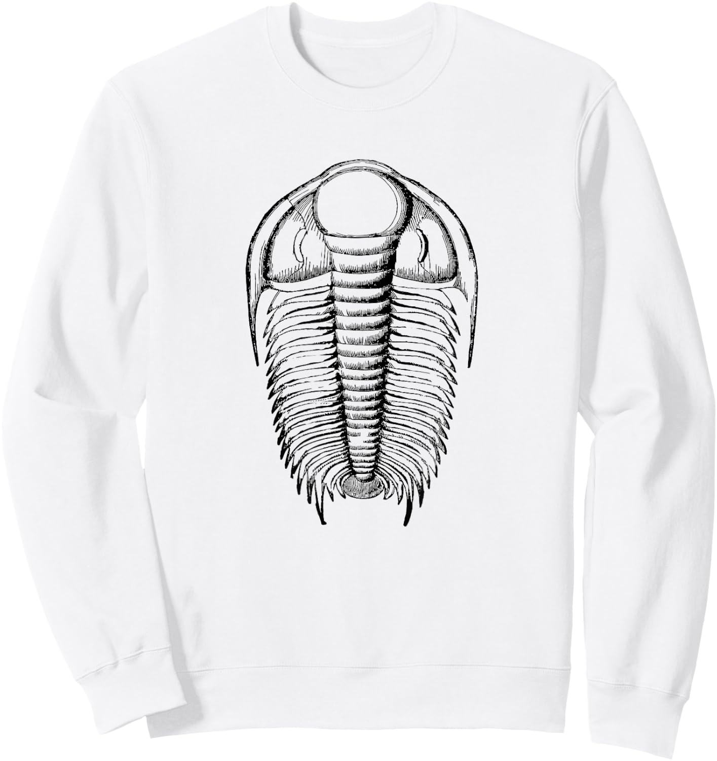 Trilobite, Funny Geologist Sweatshirt - Sweatshirt | White