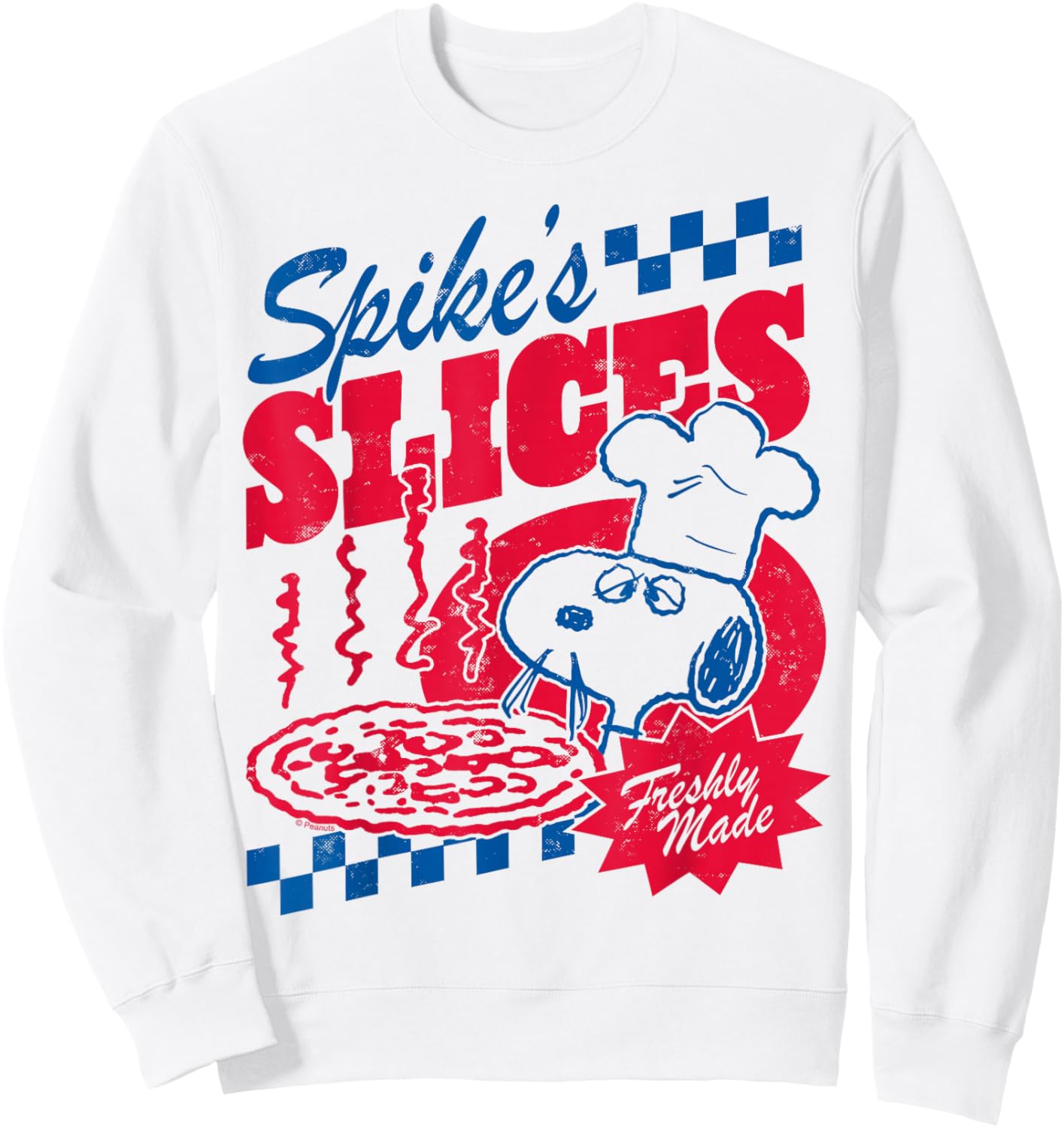 Peanuts - Spike's Pizza Slices Sweatshirt - Sweatshirt | White