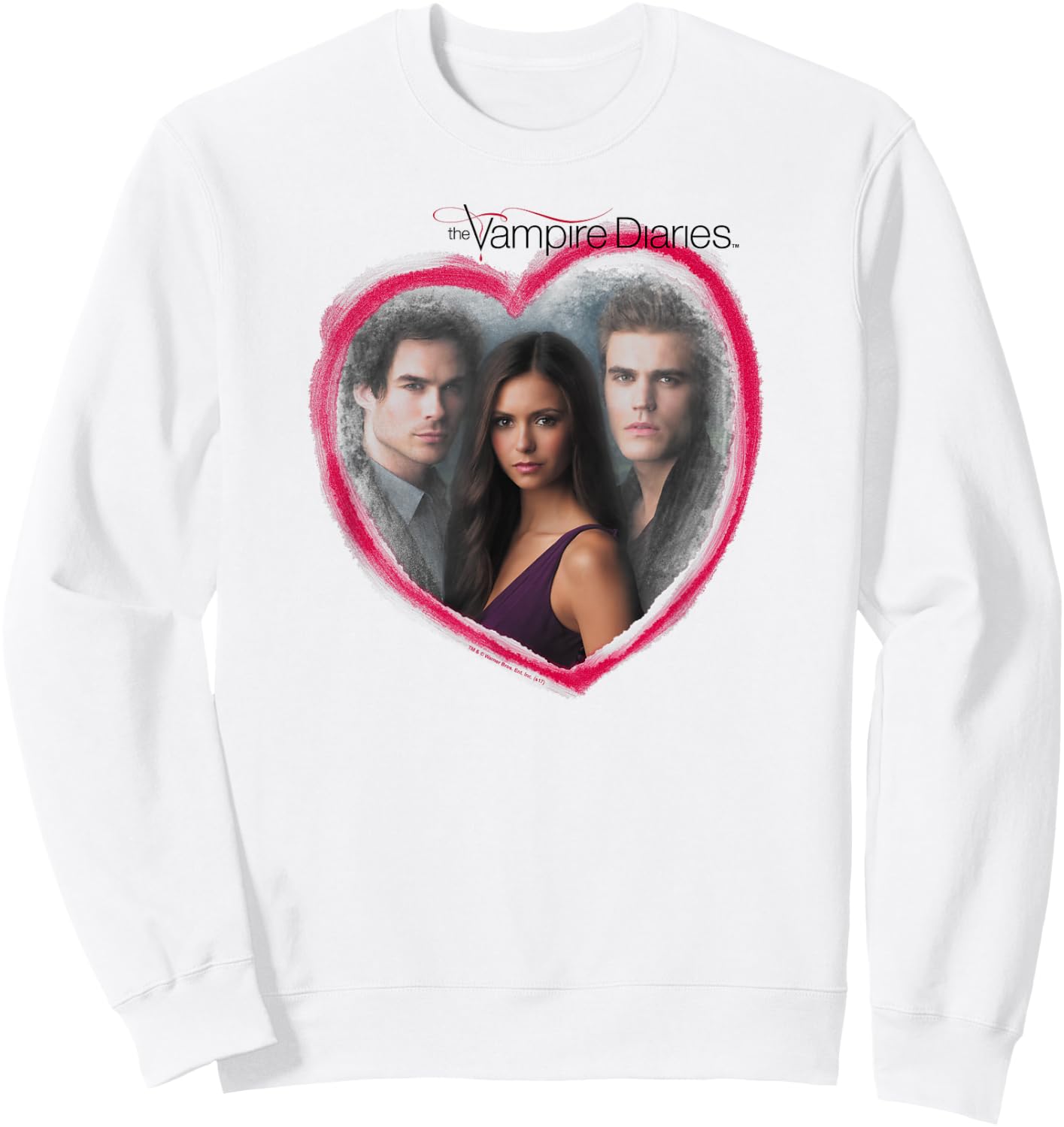 Vampire Diaries Girl's Choice T Shirt Sweatshirt - Sweatshirt | White