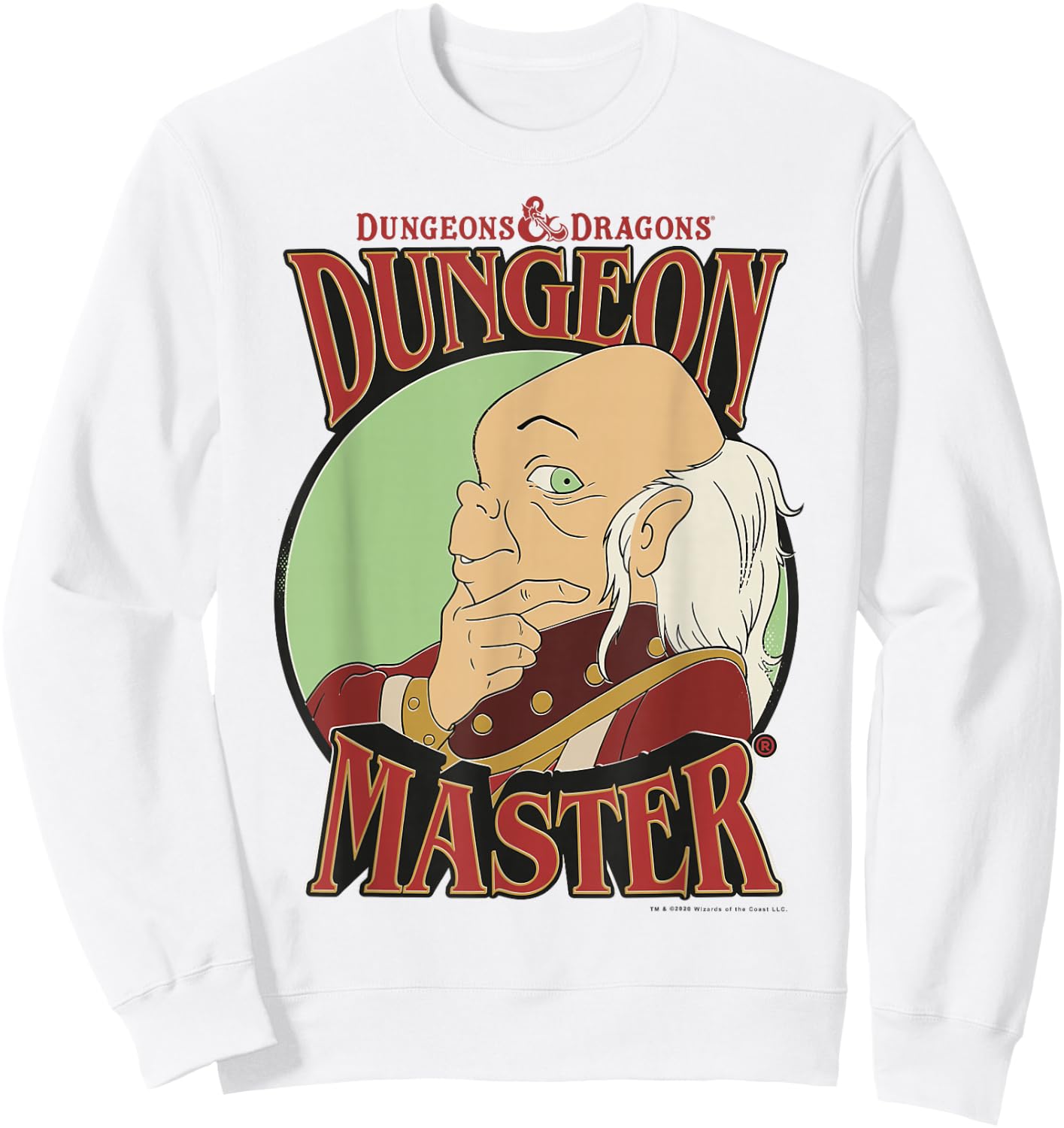 Dungeons & Dragons Dungeon Master Profile Sweatshirt - Sweatshirt | White