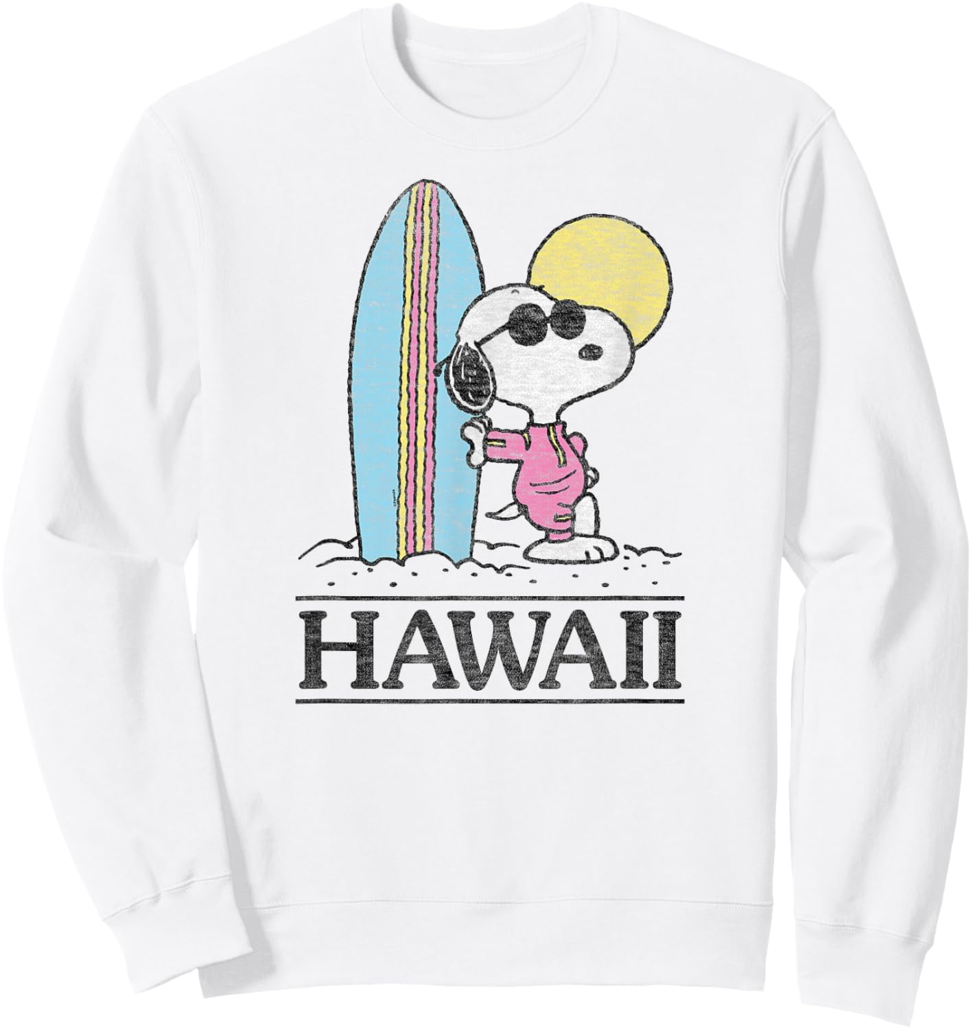 Peanuts - Snoopy Hawaii Sweatshirt - Sweatshirt | White