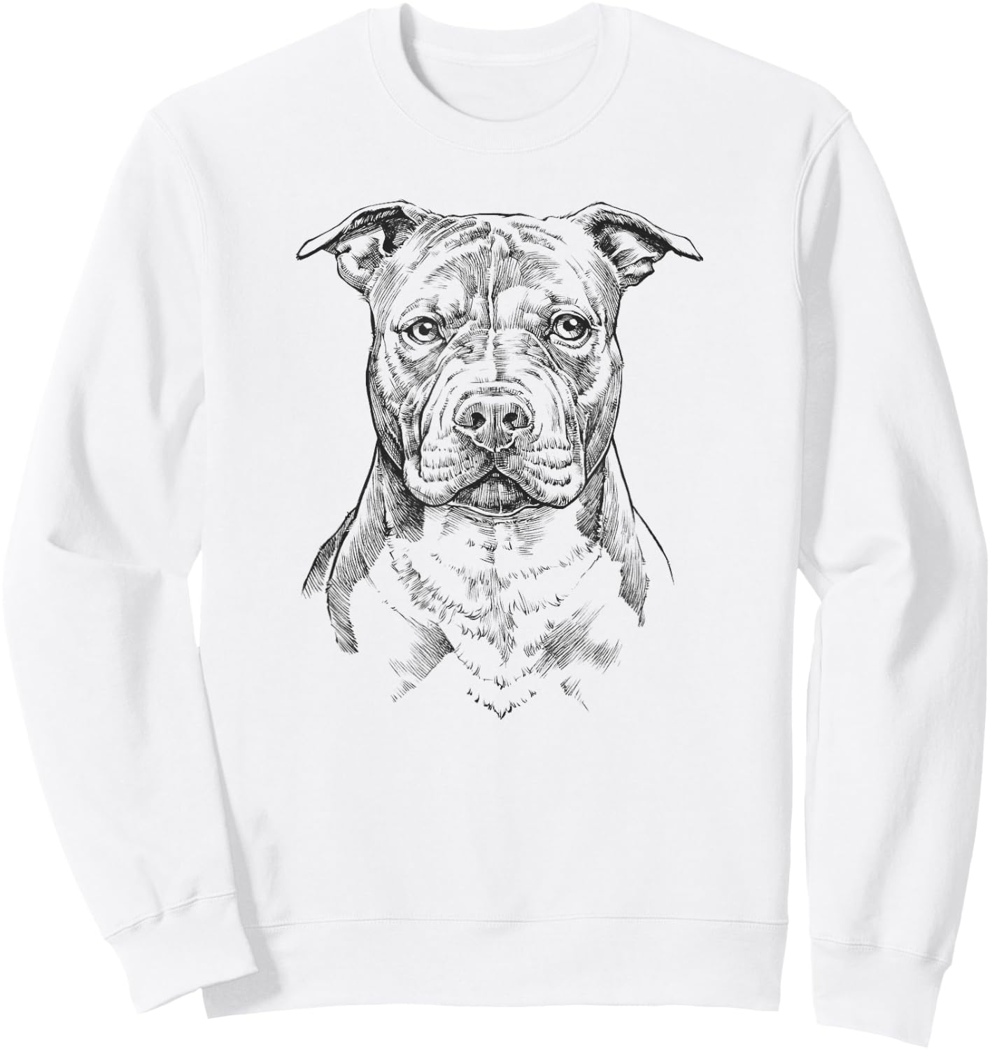 Pit Bull Pittie Dog T Shirt Men Women Kids Sweatshirt - Sweatshirt | White