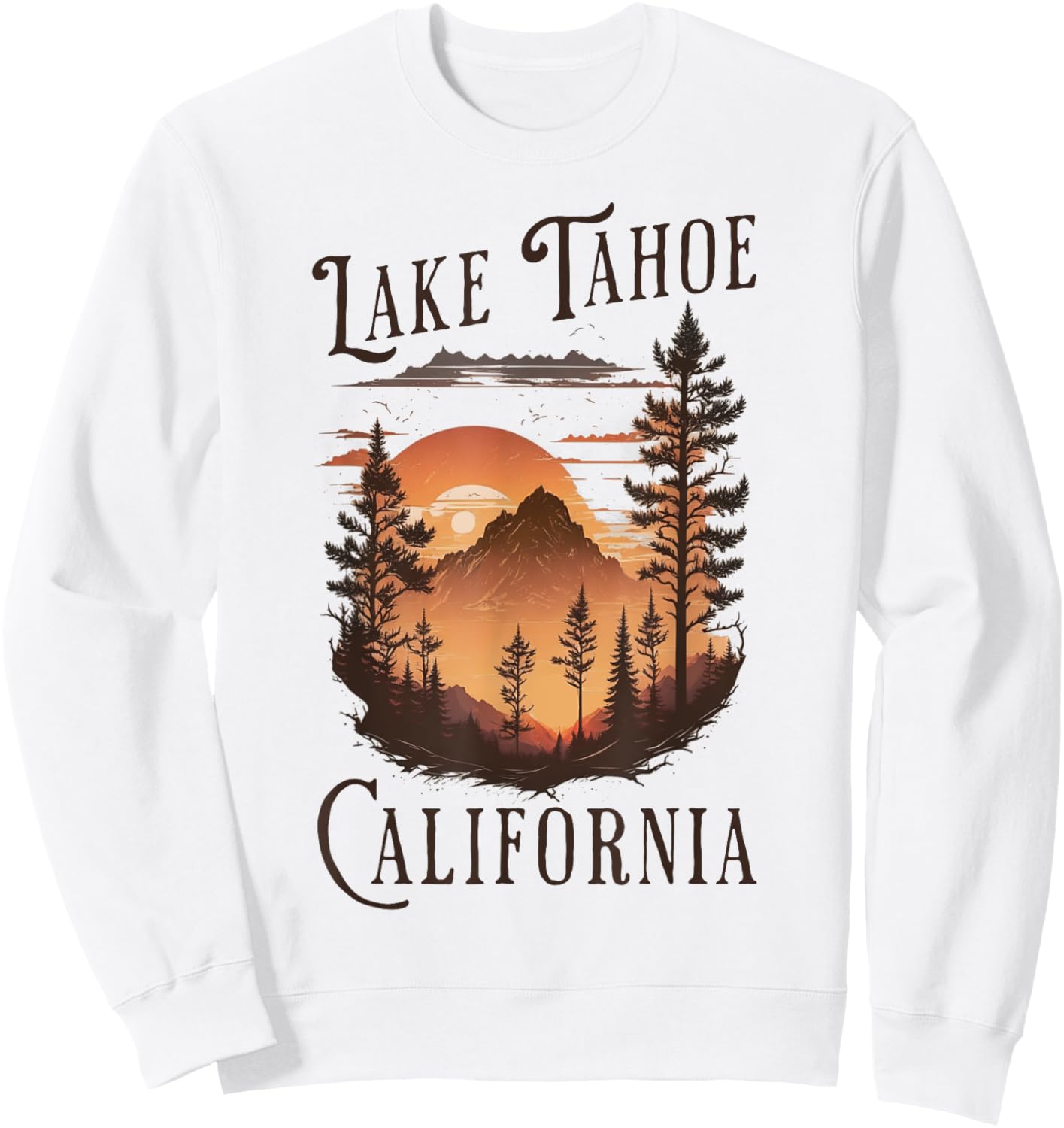 Lake Tahoe Sweatshirt - Sweatshirt | White