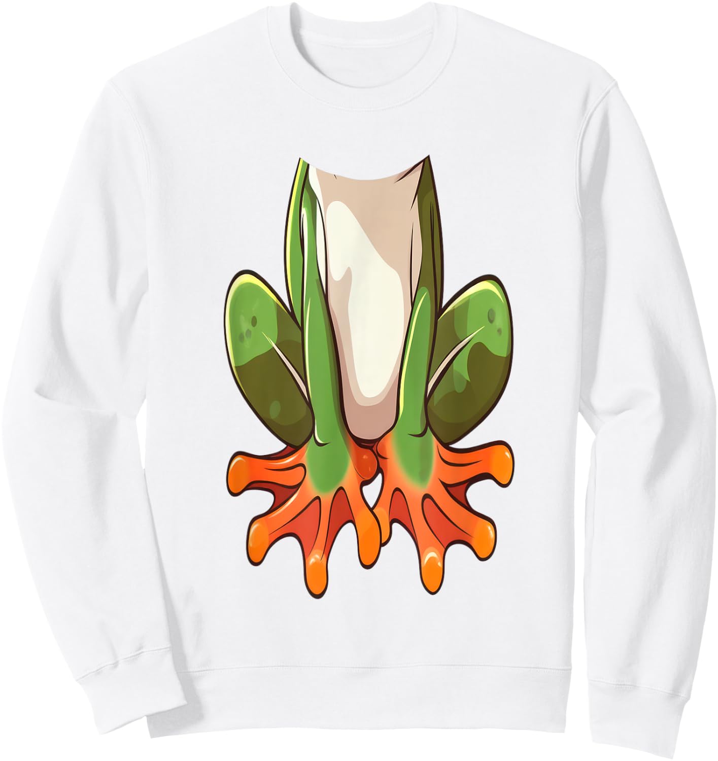 Frog Halloween Sweatshirt - Sweatshirt | White