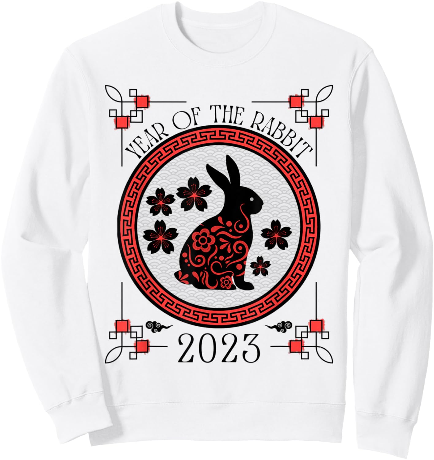 Chinese Happy New Year Of The Rabbit 2023 Sweatshirt - Sweatshirt | White