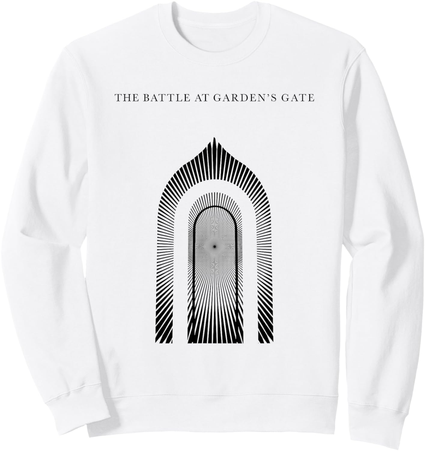 Offizielle Greta Van Fleet The Battle at Garden's Gate, Erwachsene, Rock-Musikfans, Erwachsene, Greta Van Fleet-Fans, Kurzarm, , Weiß, S Sweatshirt - Sweatshirt | White