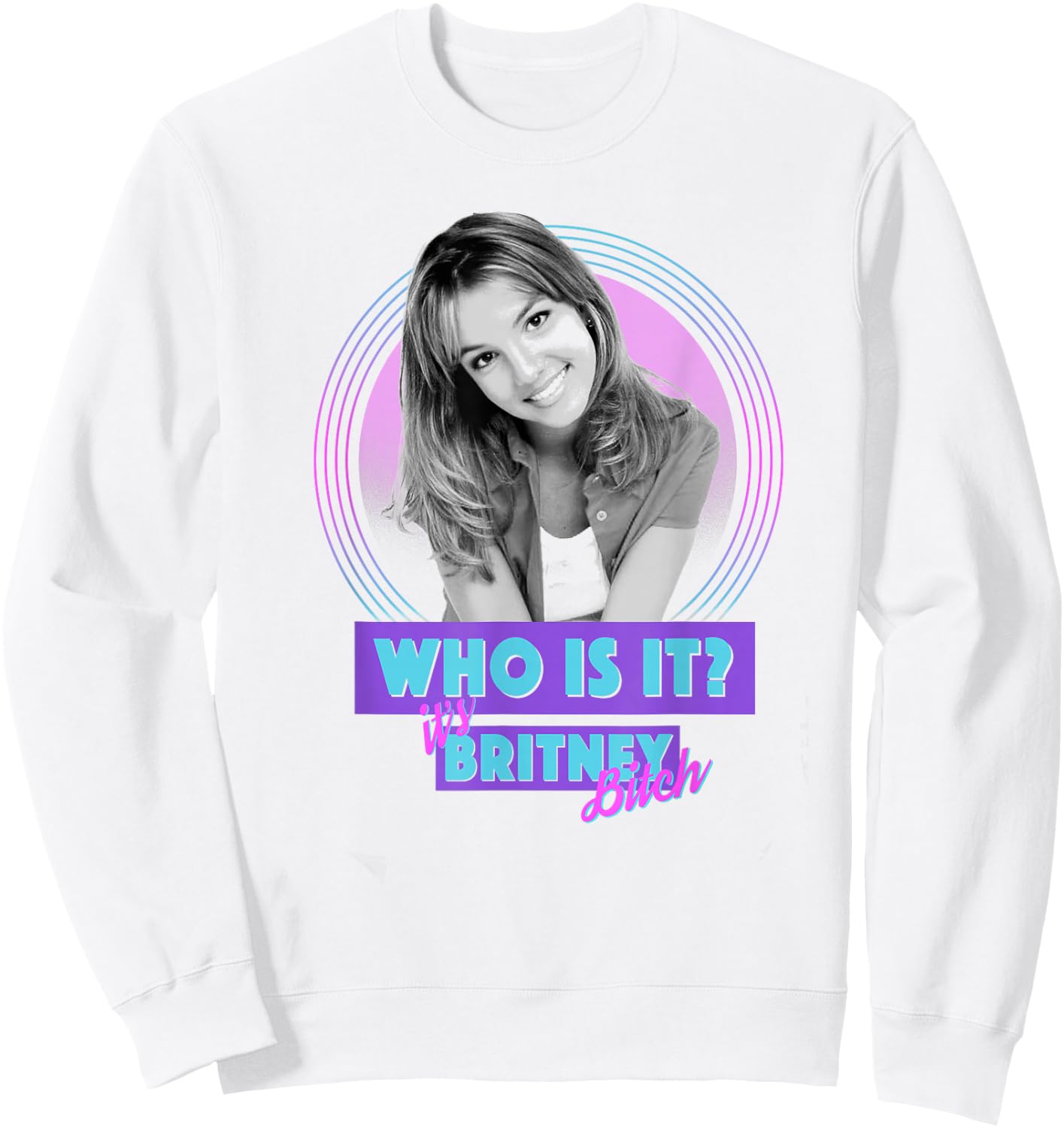 Britney Spears - Who is it? Sweatshirt - Sweatshirt | White