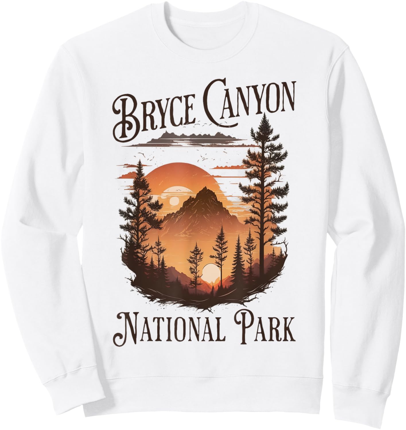Bryce Canyon National Park Sweatshirt - Sweatshirt | White