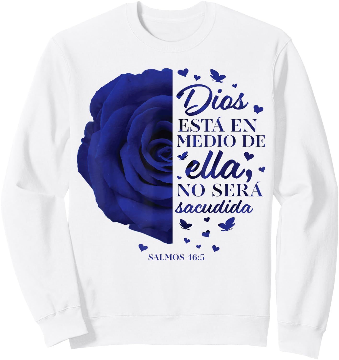 Christian Gifts Women Girls Wife Her Kids Spanish Espanol Sweatshirt - Sweatshirt | White