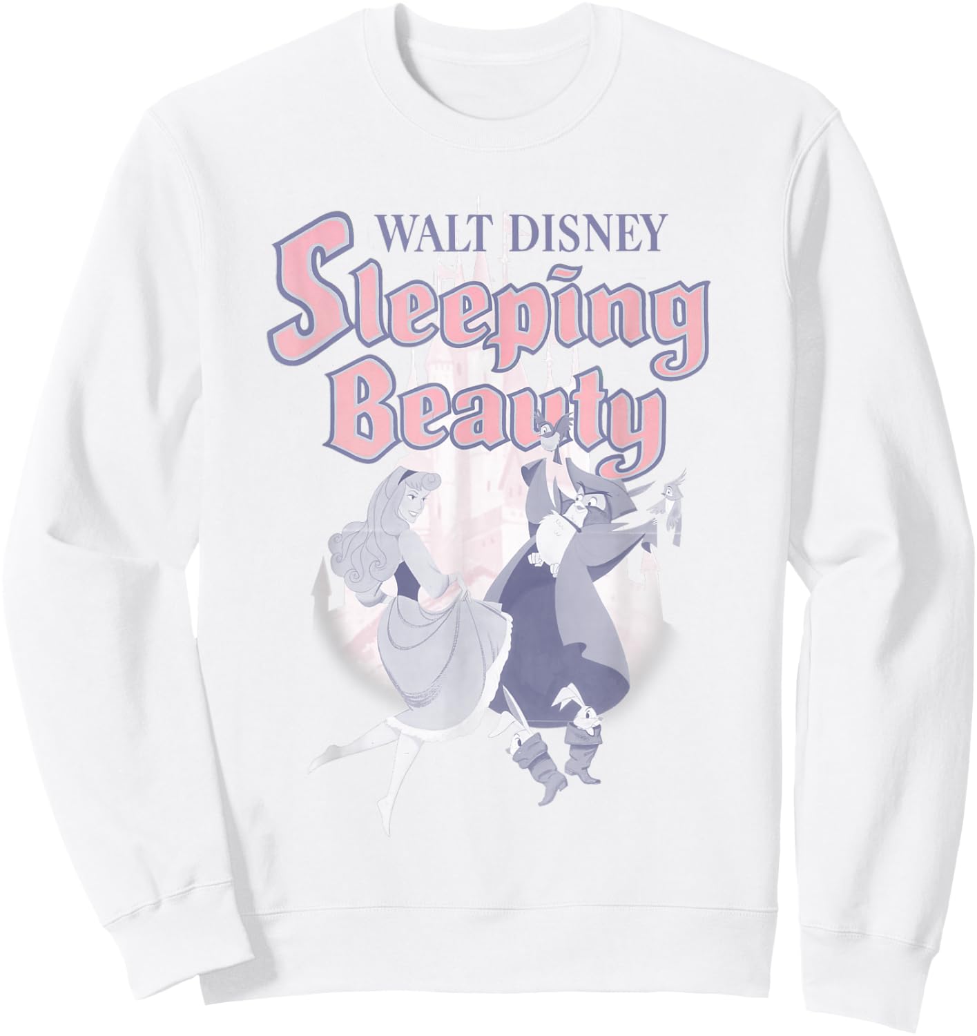 Disney Sleeping Beauty Aurora Dancing Poster Sweatshirt - Sweatshirt | White