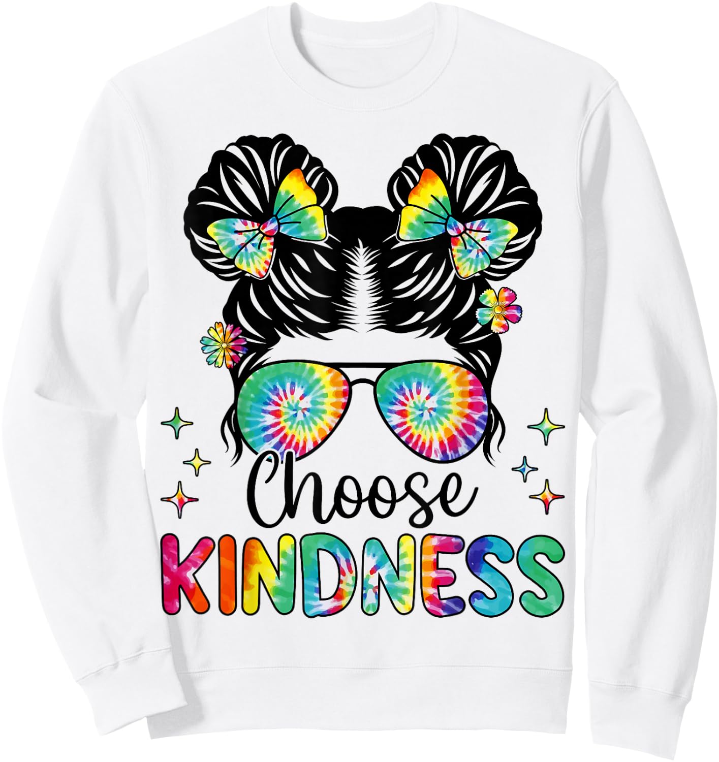 Unity Day Orange Anti Bullying Choose Kindness Girls Sweatshirt - Sweatshirt | White