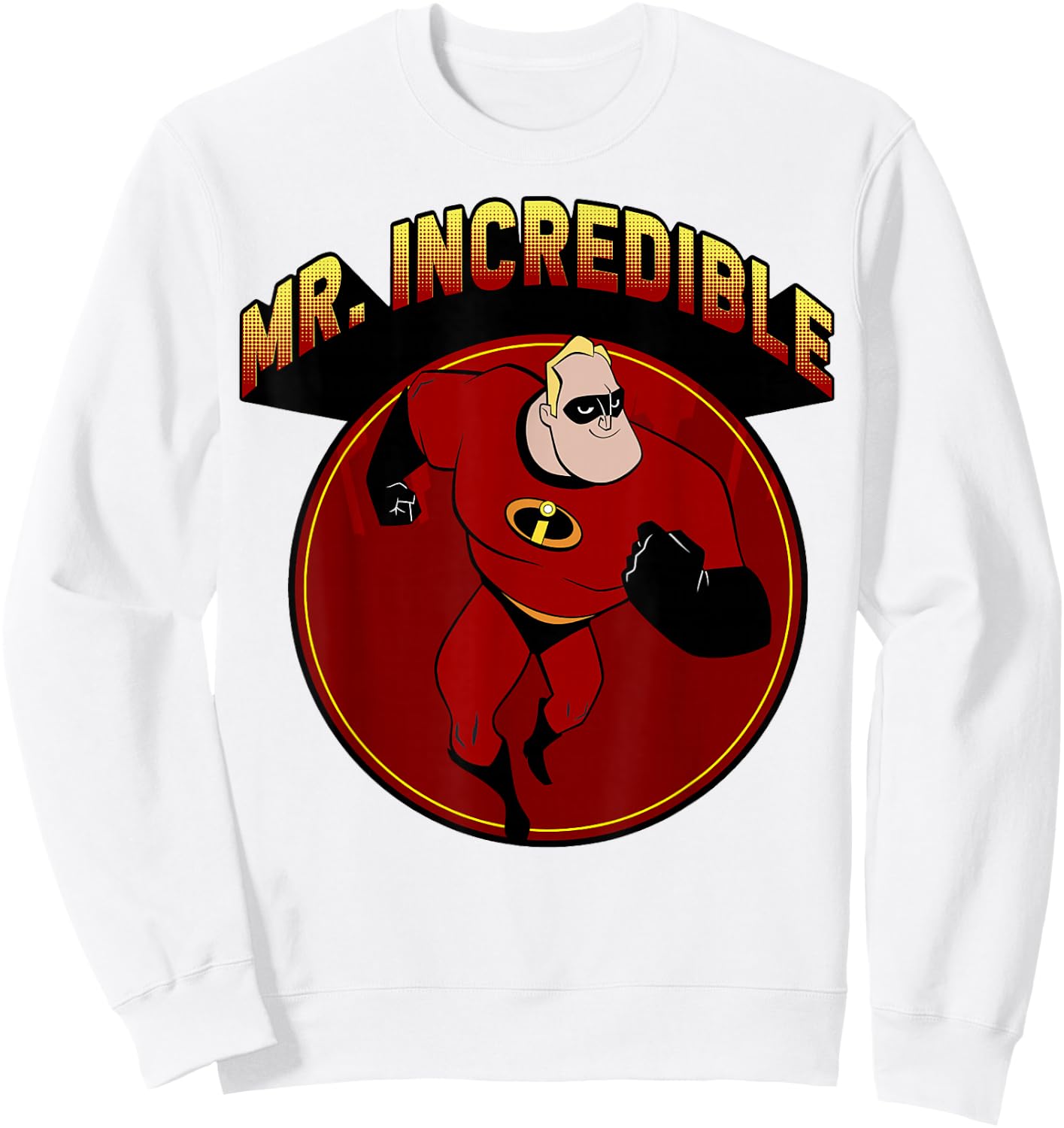 Disney Pixar The Incredibles Mr. Incredible Portrait Sweatshirt - Sweatshirt | White