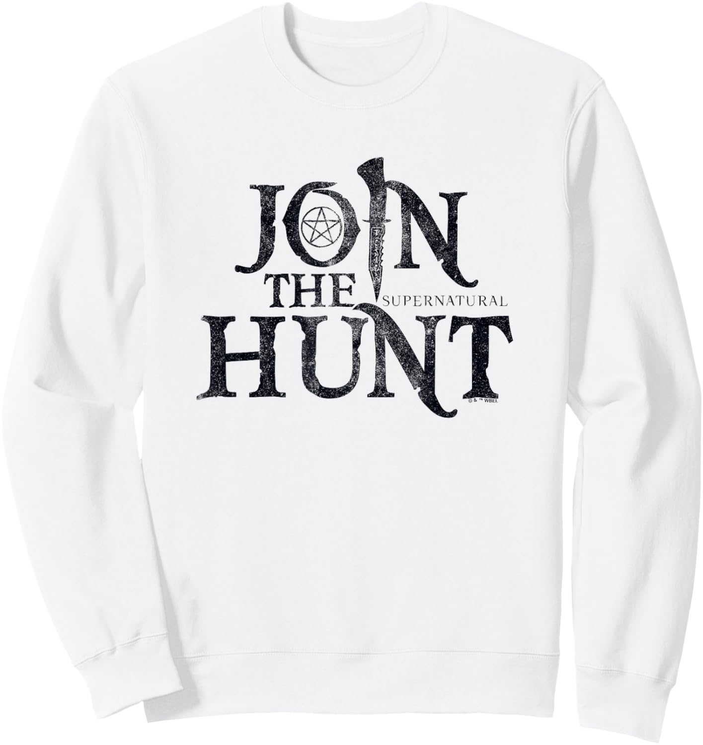 Supernatural Join the Hunt Logo Sweatshirt - Sweatshirt | White