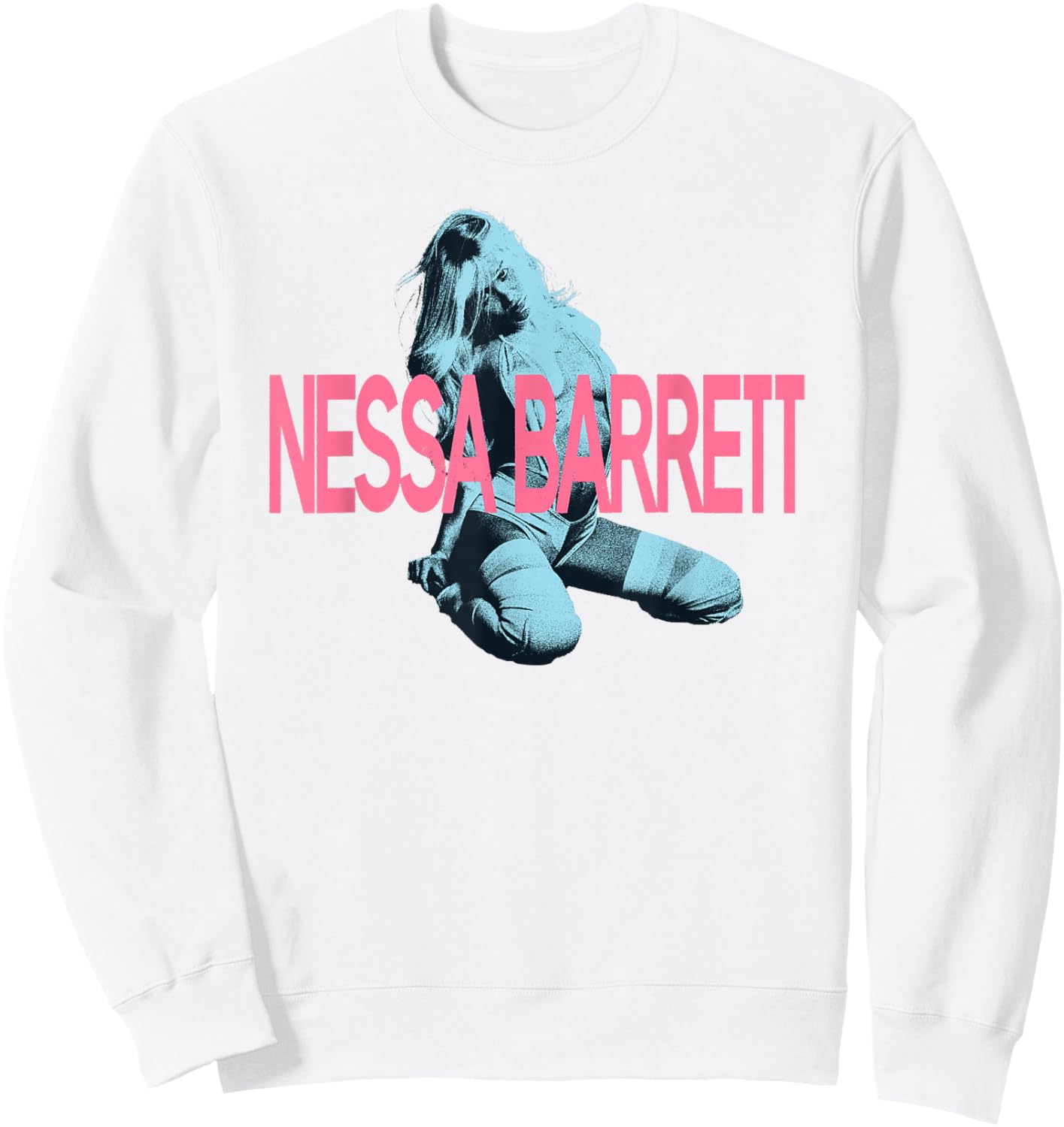 Nessa Barrett Honey Baby Logo Sweatshirt - Sweatshirt | White