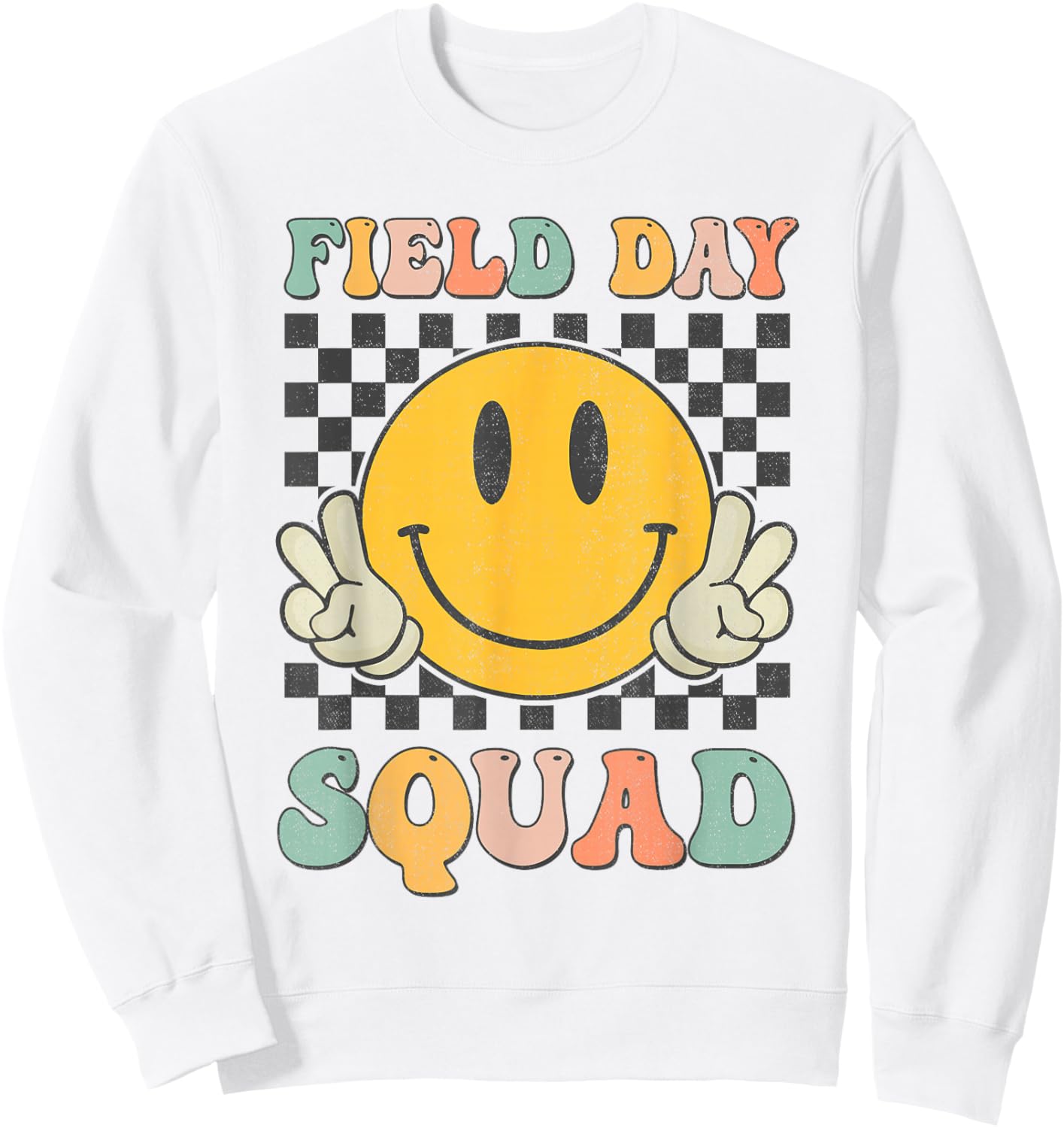Field Day Squad School Event Games Teacher Kids Boys Girls Sweatshirt - Sweatshirt | White