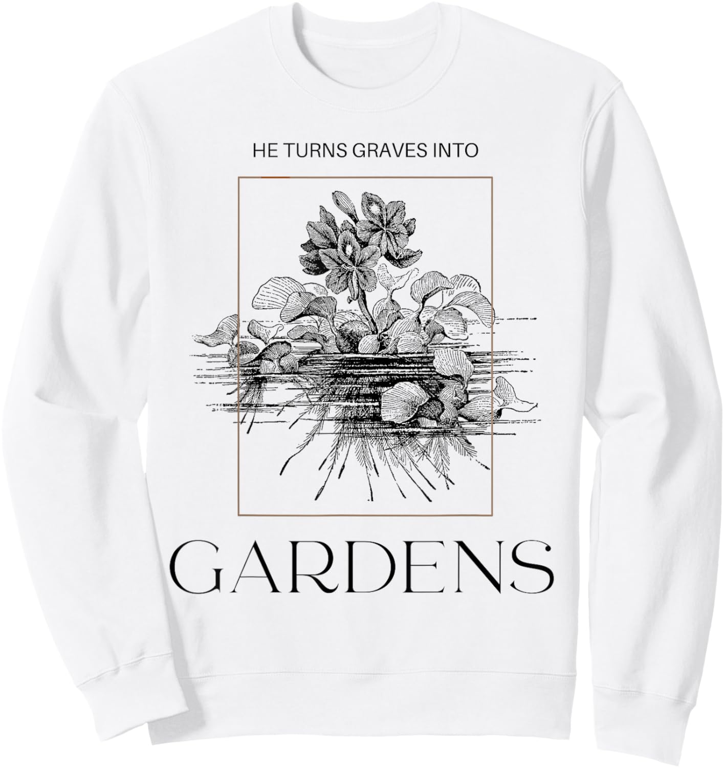 Graves into Gardens | Faith Sweatshirt - Sweatshirt | White
