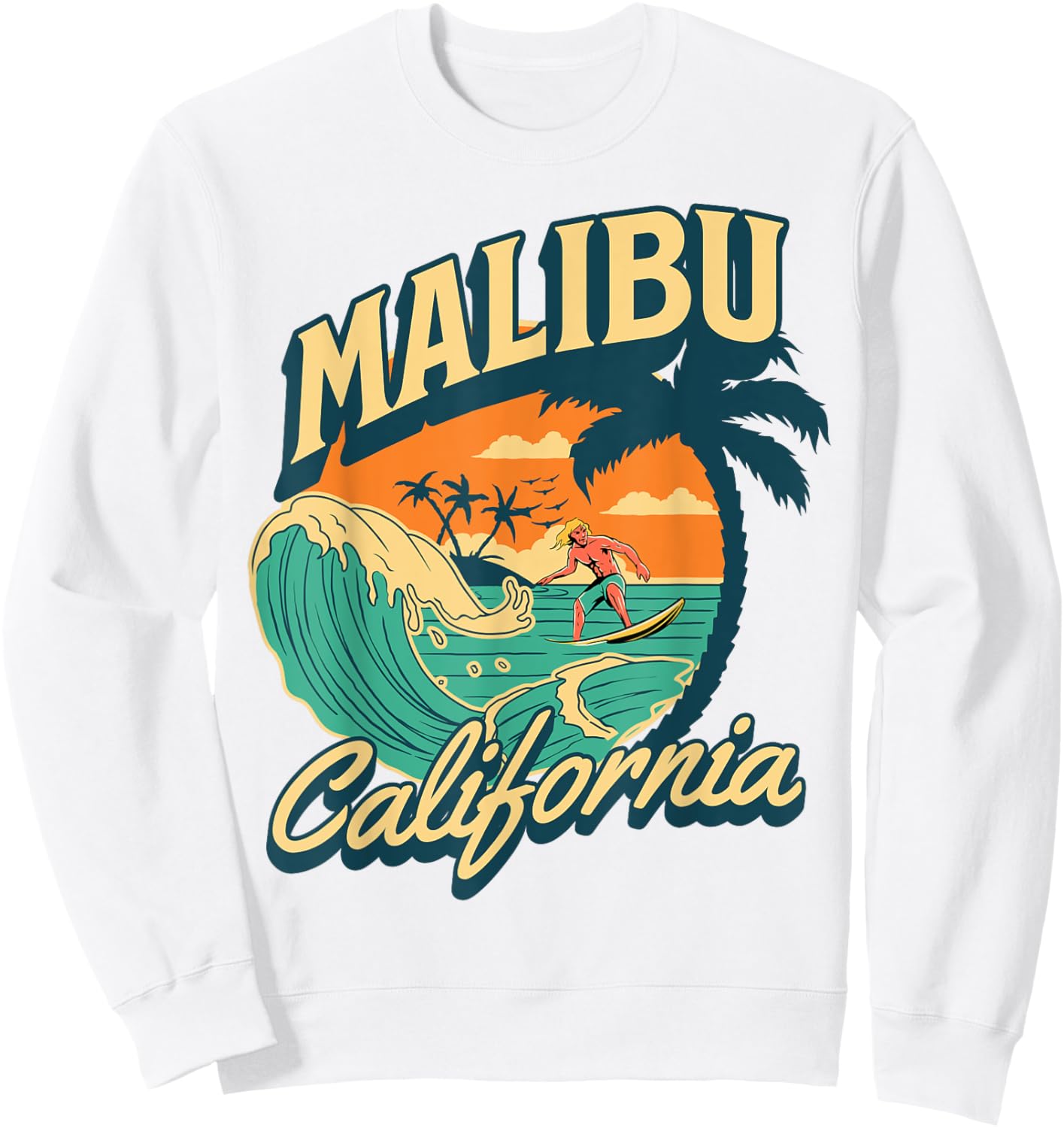 Malibu Sweatshirt - Sweatshirt | White