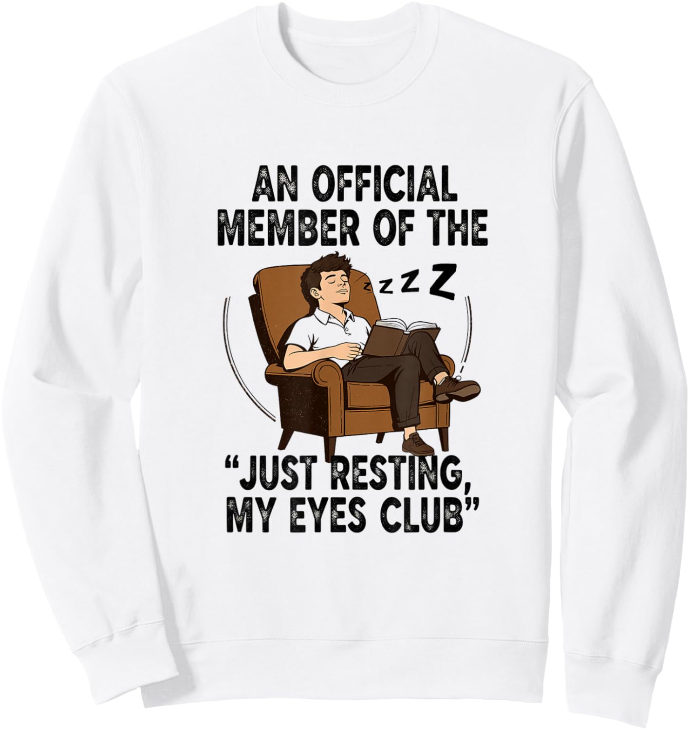 My Eyes Club Sweatshirt - Sweatshirt | White