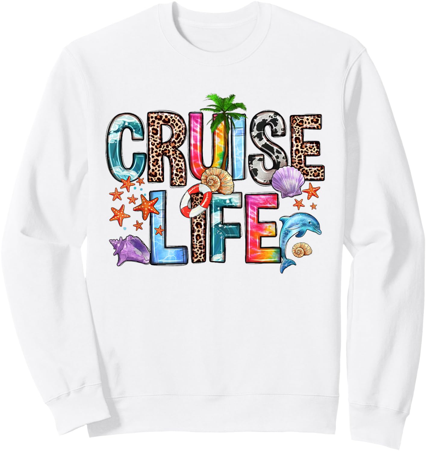 Family Cruise Life Cruise Outfits 2024 Matching Sweatshirt - Sweatshirt | White
