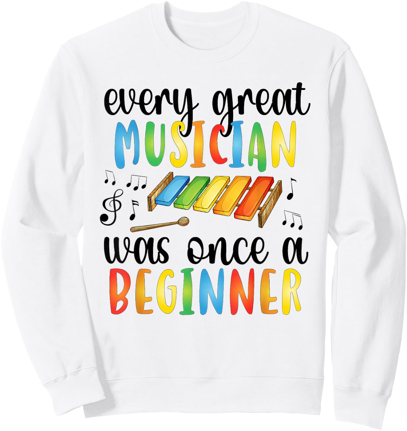 Great Musician Music Teacher Music Teaching Sweatshirt - Sweatshirt | White