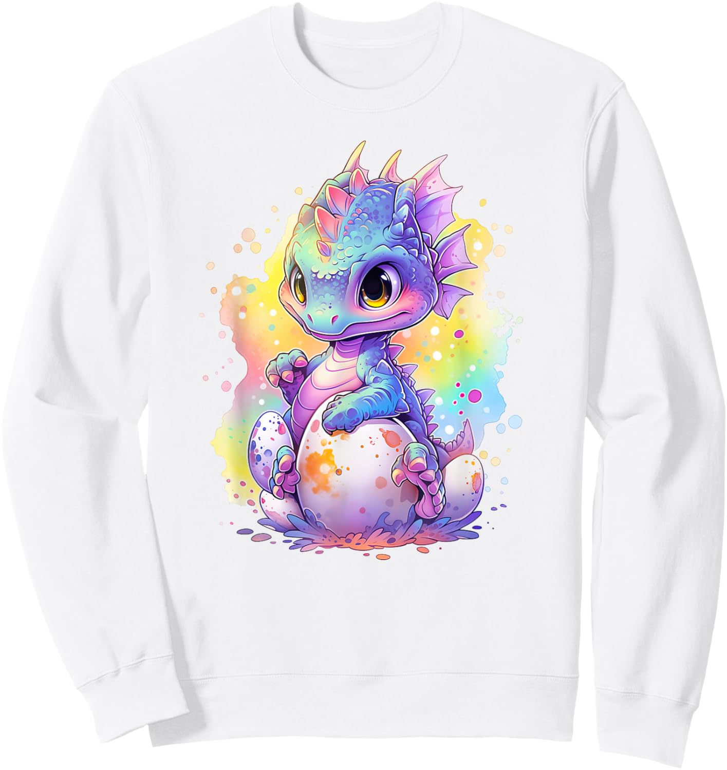 Cute Dragon funny Dragon lover baby Sweatshirt - Sweatshirt | White
