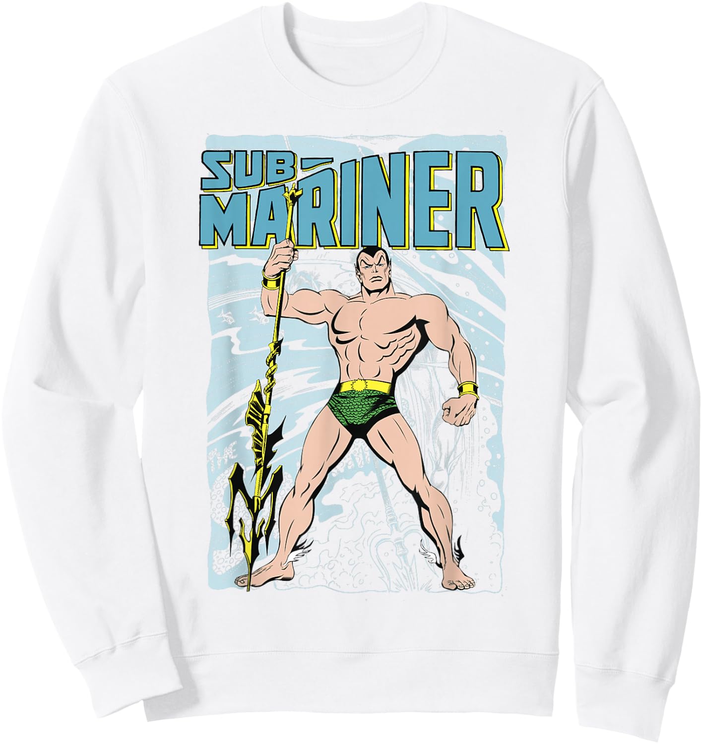 Marvel Comics Sub-Mariner Portrait Sweatshirt - Sweatshirt | White