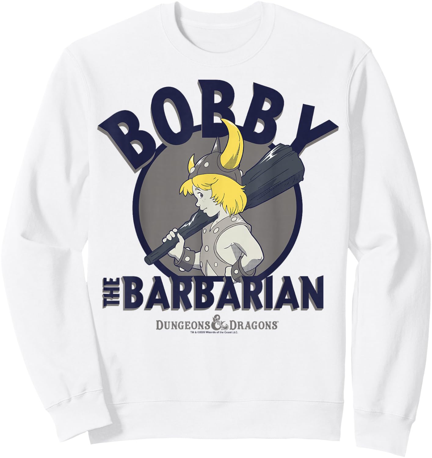 Dungeons & Dragons Bobby The Barbarian Sweatshirt - Sweatshirt | White