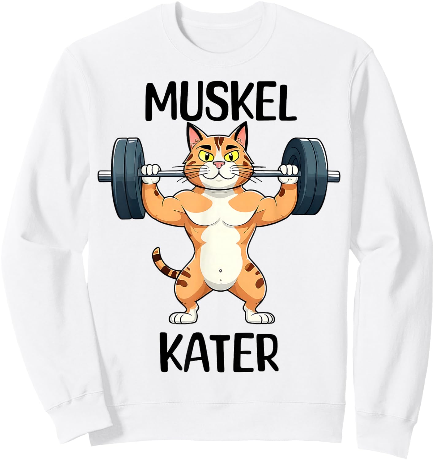 Muskelkater Fitness Gym Workout Kraftsport Sweatshirt - Sweatshirt | White