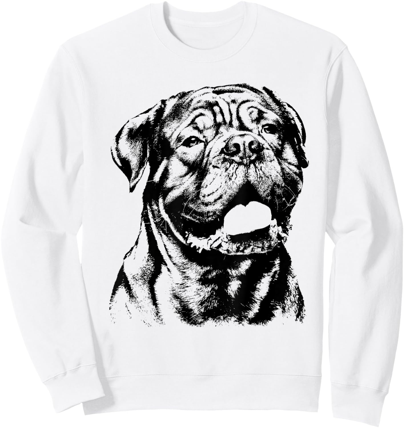 Bordeaux Dog - French Mastiff Men Women Sweatshirt - Sweatshirt | White