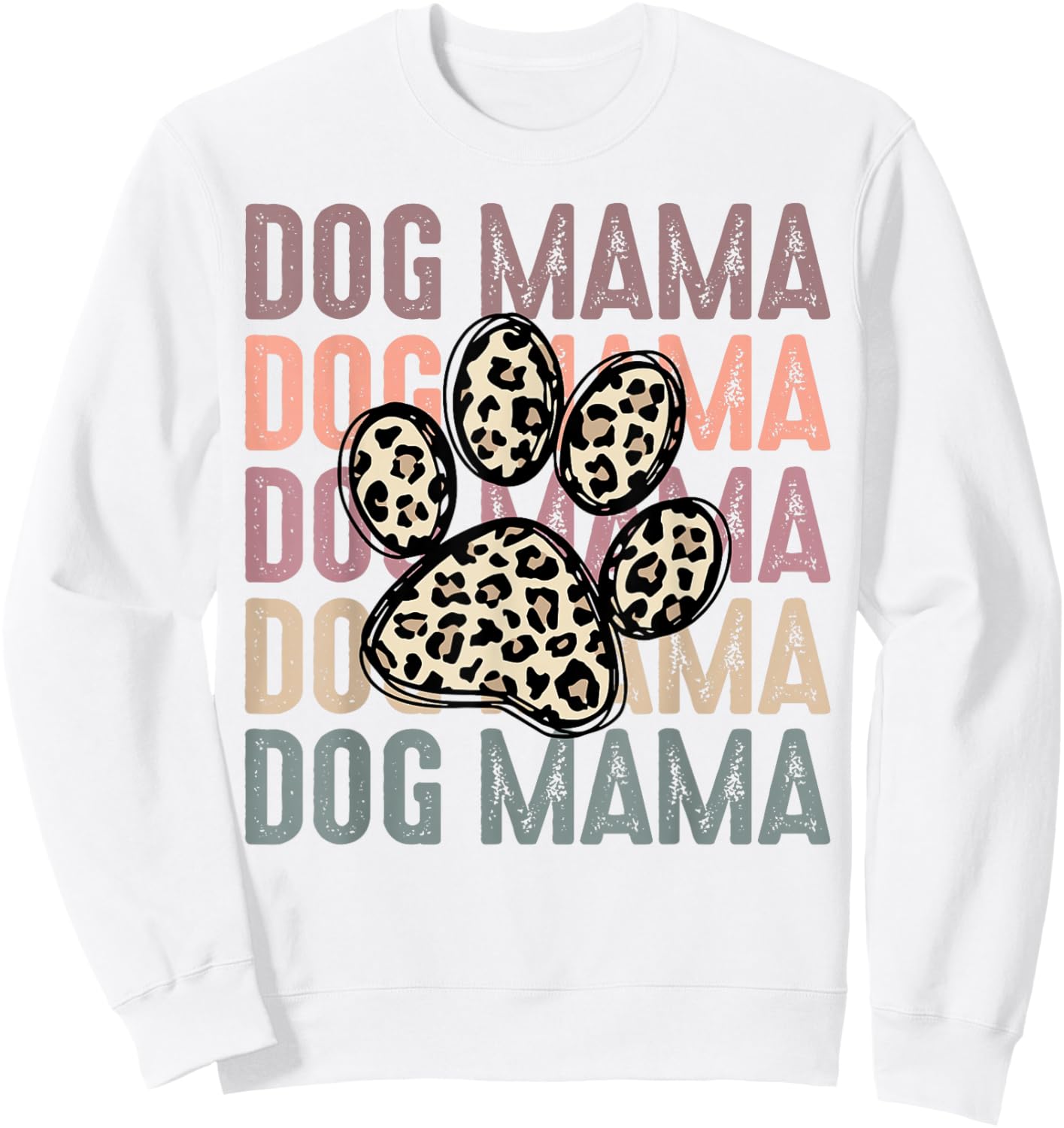 Let's Pawty Girl Mama Puppy Dog Party Birthday Girl Family Sweatshirt - Sweatshirt | White