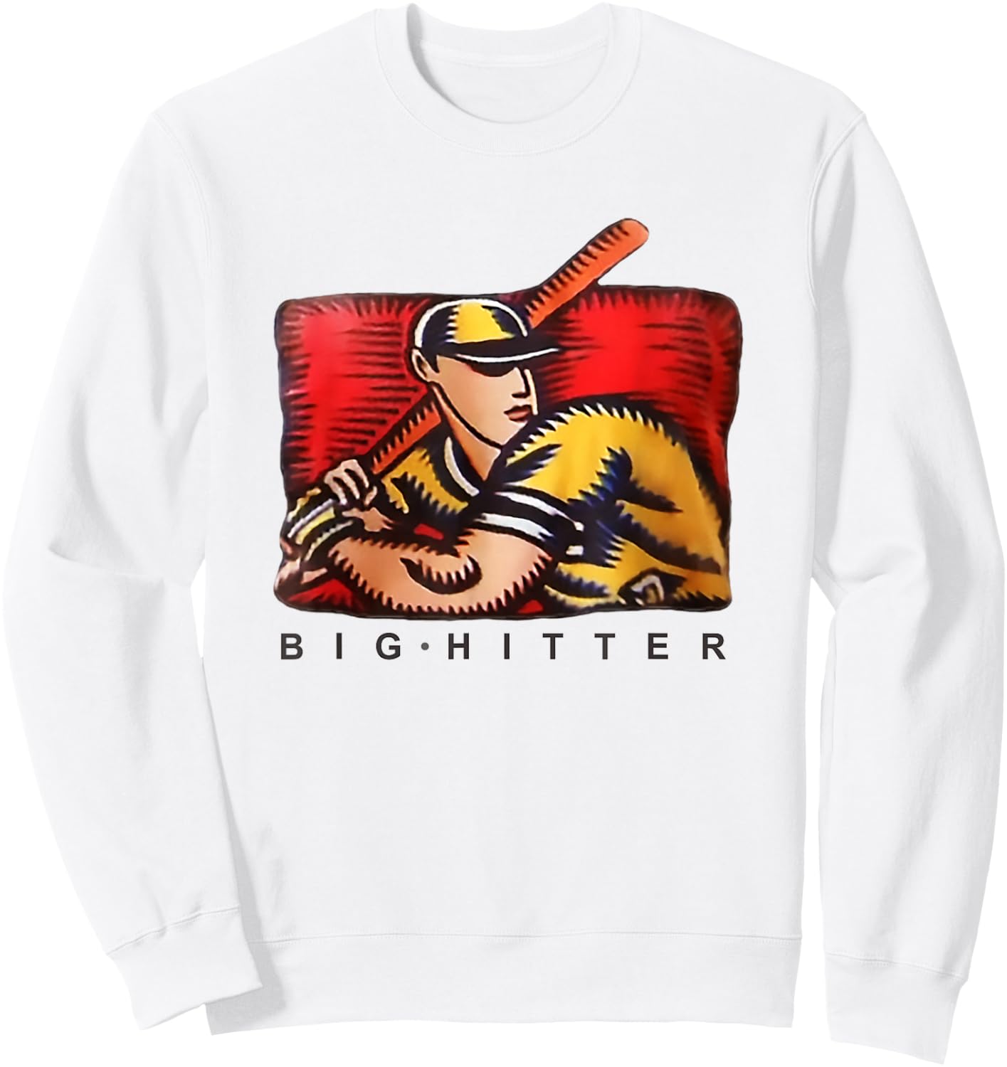 Big Hitter Sweatshirt - Sweatshirt | White