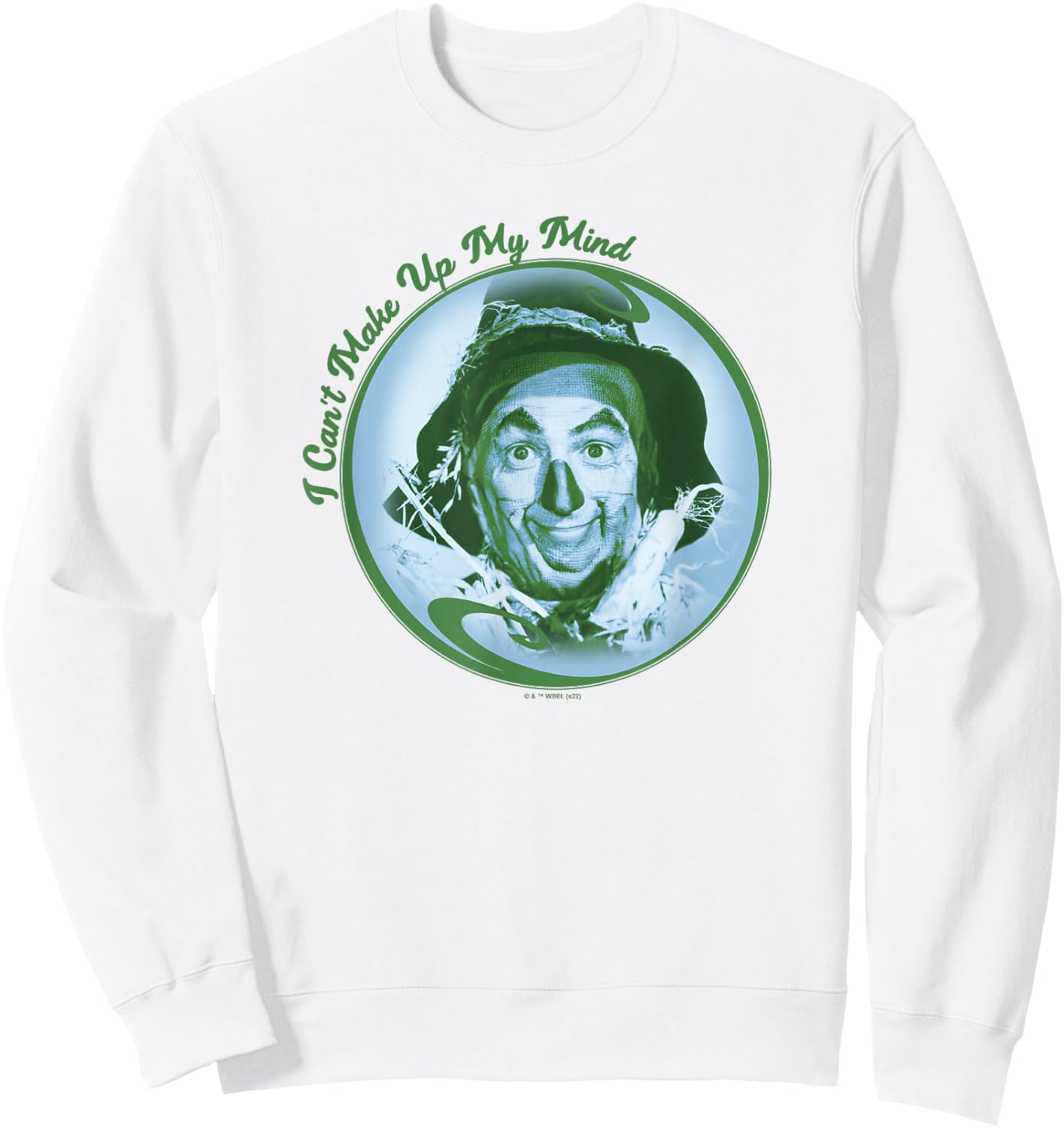 The Wizard of Oz Scarecrow I Can't Make Up My Mind Portrait Sweatshirt - Sweatshirt | White