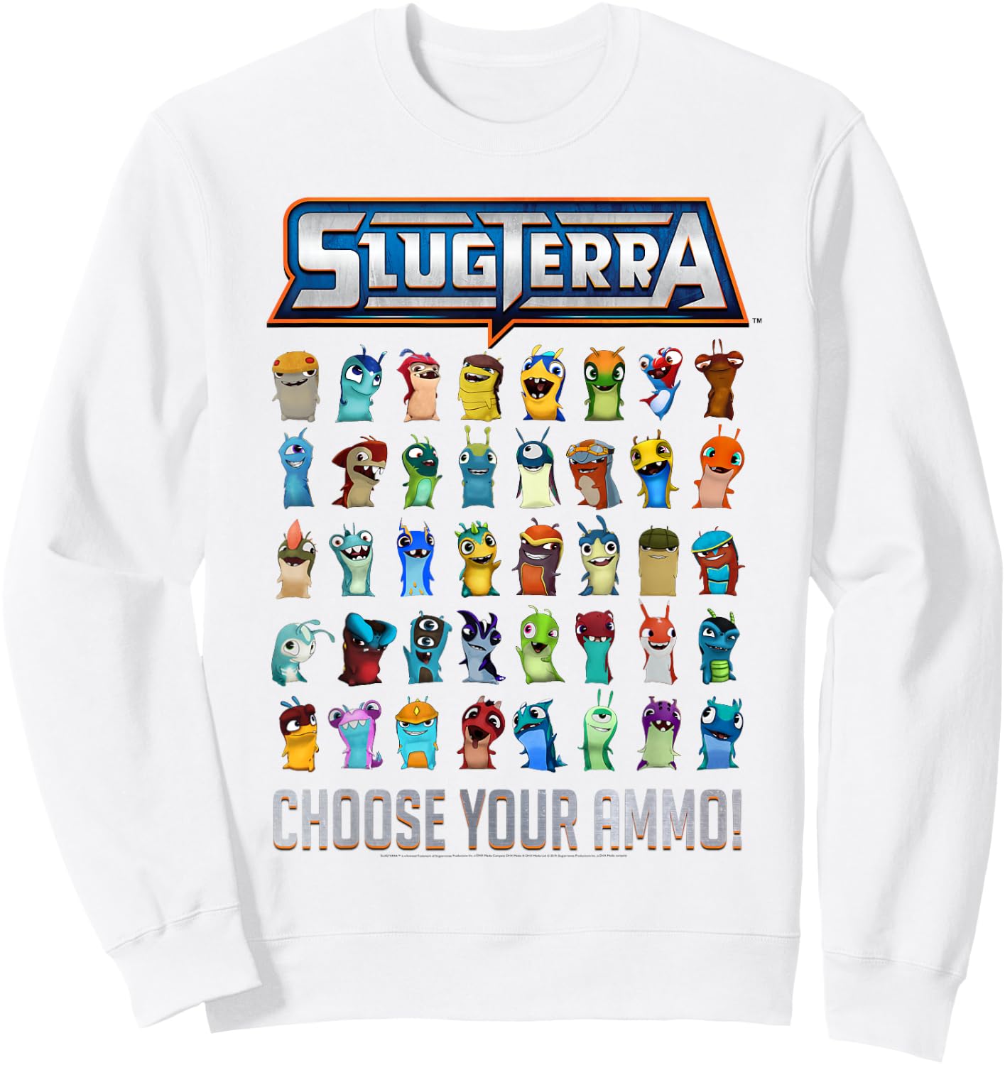 Slugterra - Choose Your Ammo Sweatshirt - Sweatshirt | White
