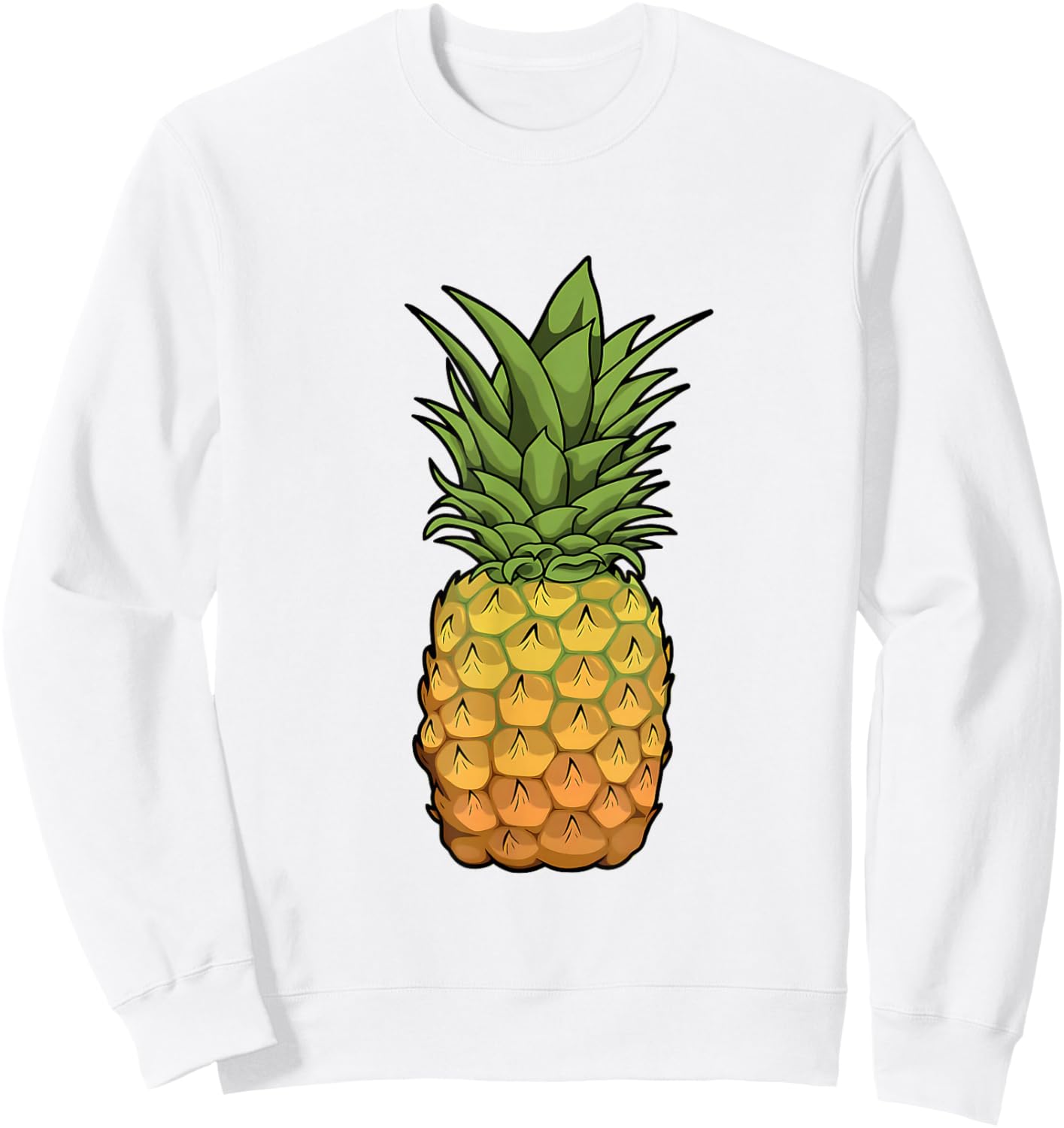 Pineapple for girls, pineapple for kids, pineapple for youth Sweatshirt - Sweatshirt | White