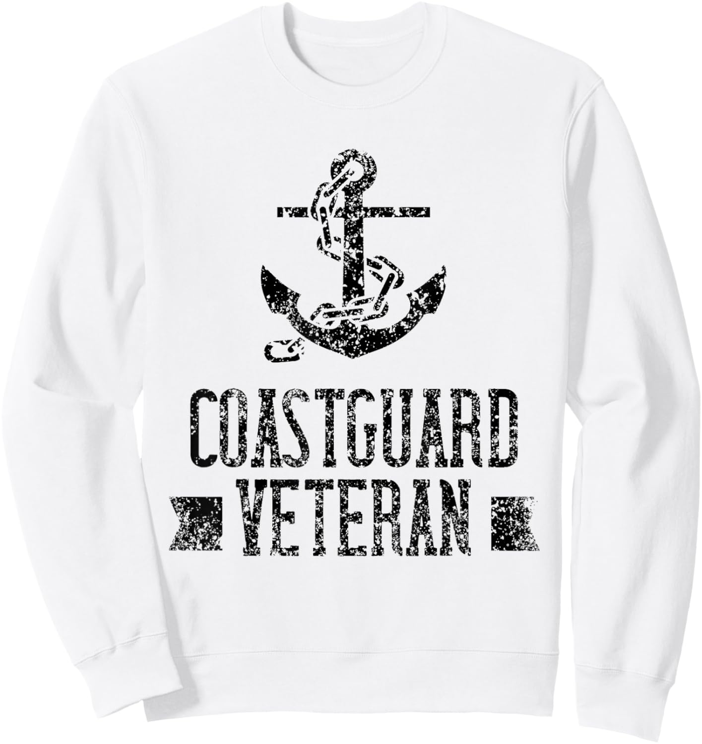 Coast Guard Veteran Sea Rescue Coastal Job Coastie Sweatshirt - Sweatshirt | White