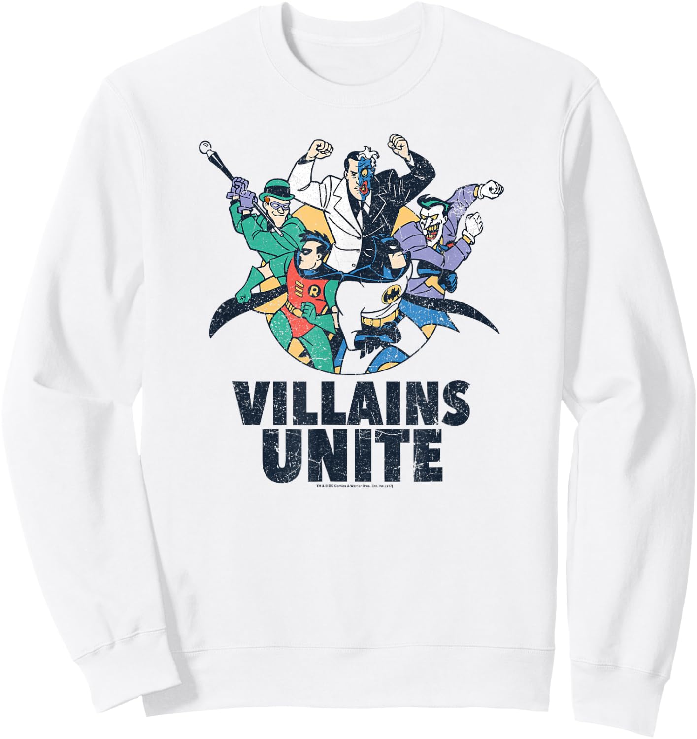 Batman: The Animated Series Unite Sweatshirt - Sweatshirt | White