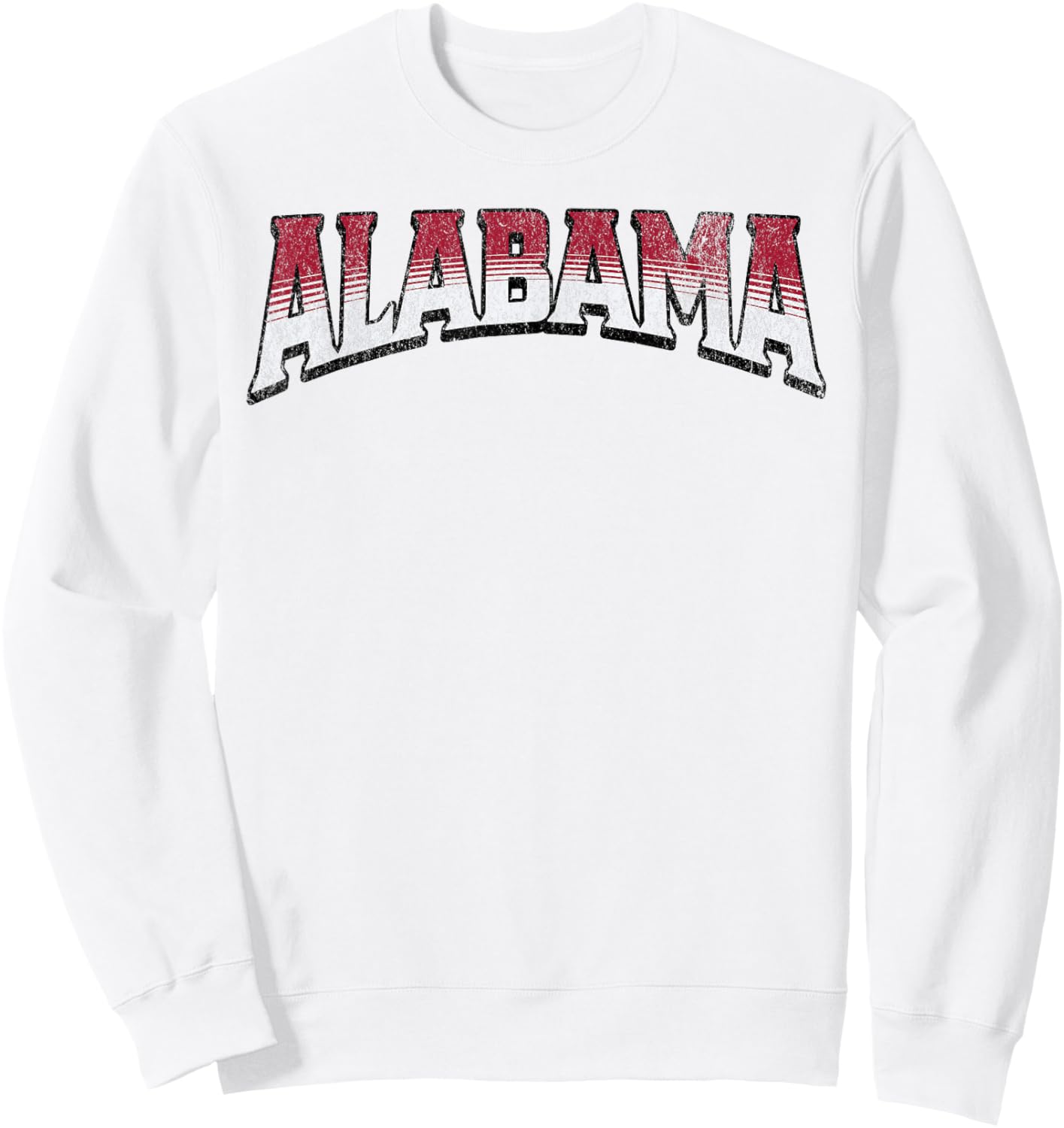 Vintage Alabama AL Sports Design Gifts Men Women Boys Girls Sweatshirt - Sweatshirt | White