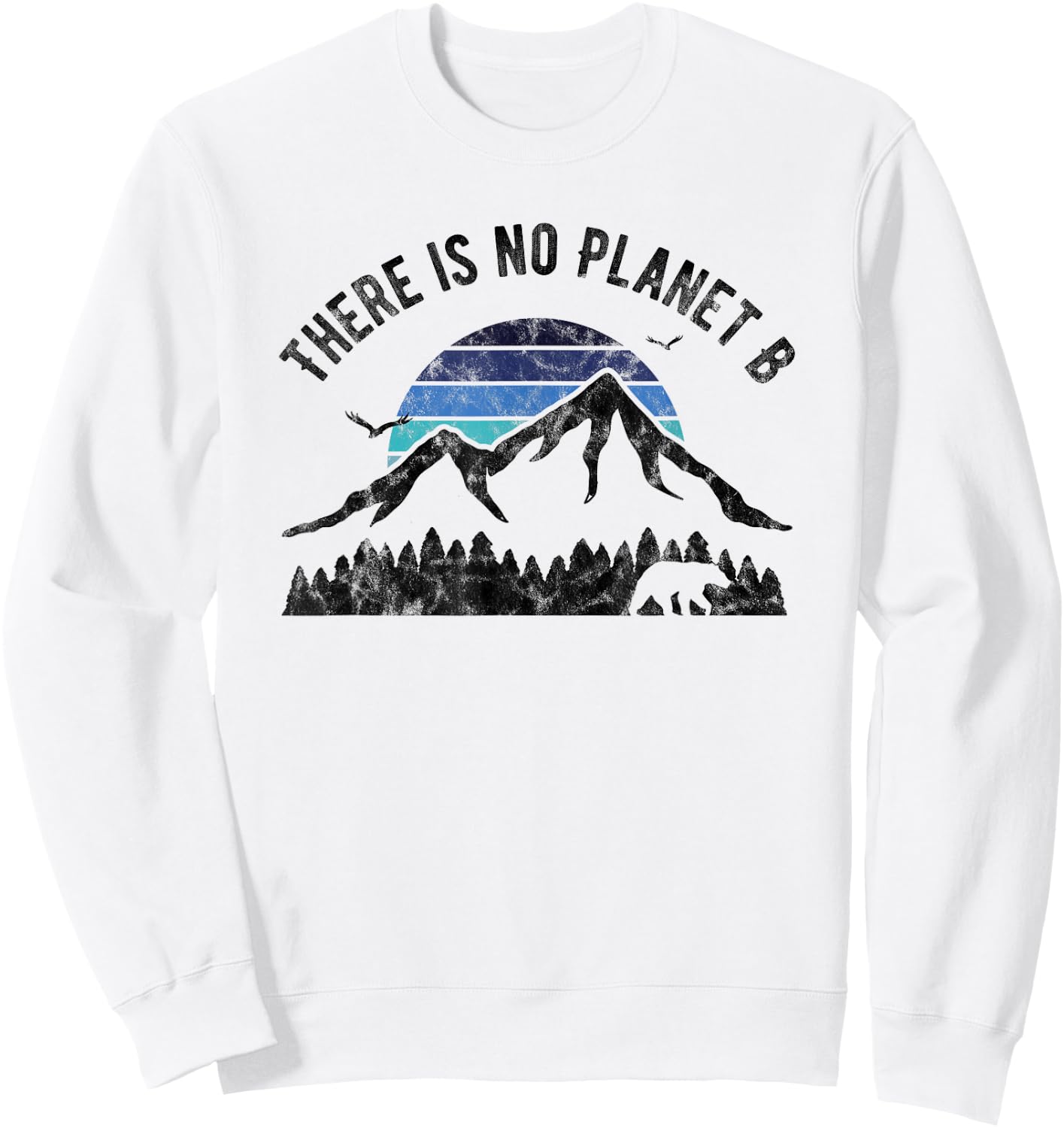 There is No Planet B against Global Warming Sweatshirt - Sweatshirt | White