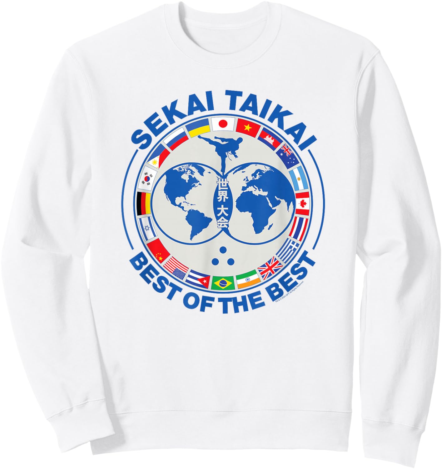 Cobra Kai Karate Tournament Sekai Taikai Best of the Best Sweatshirt - Sweatshirt | White