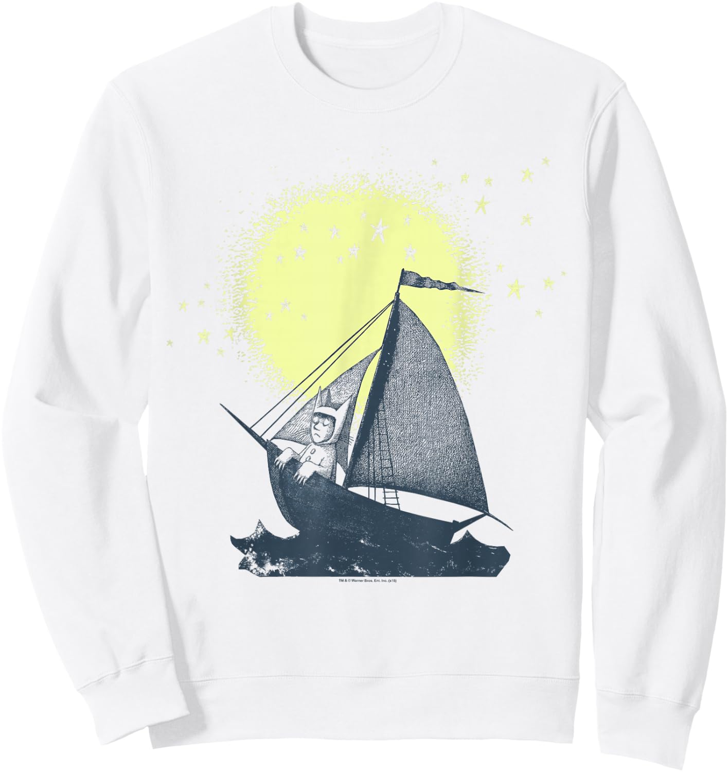 Where the Wild Things Are Sail Sweatshirt - Sweatshirt | White