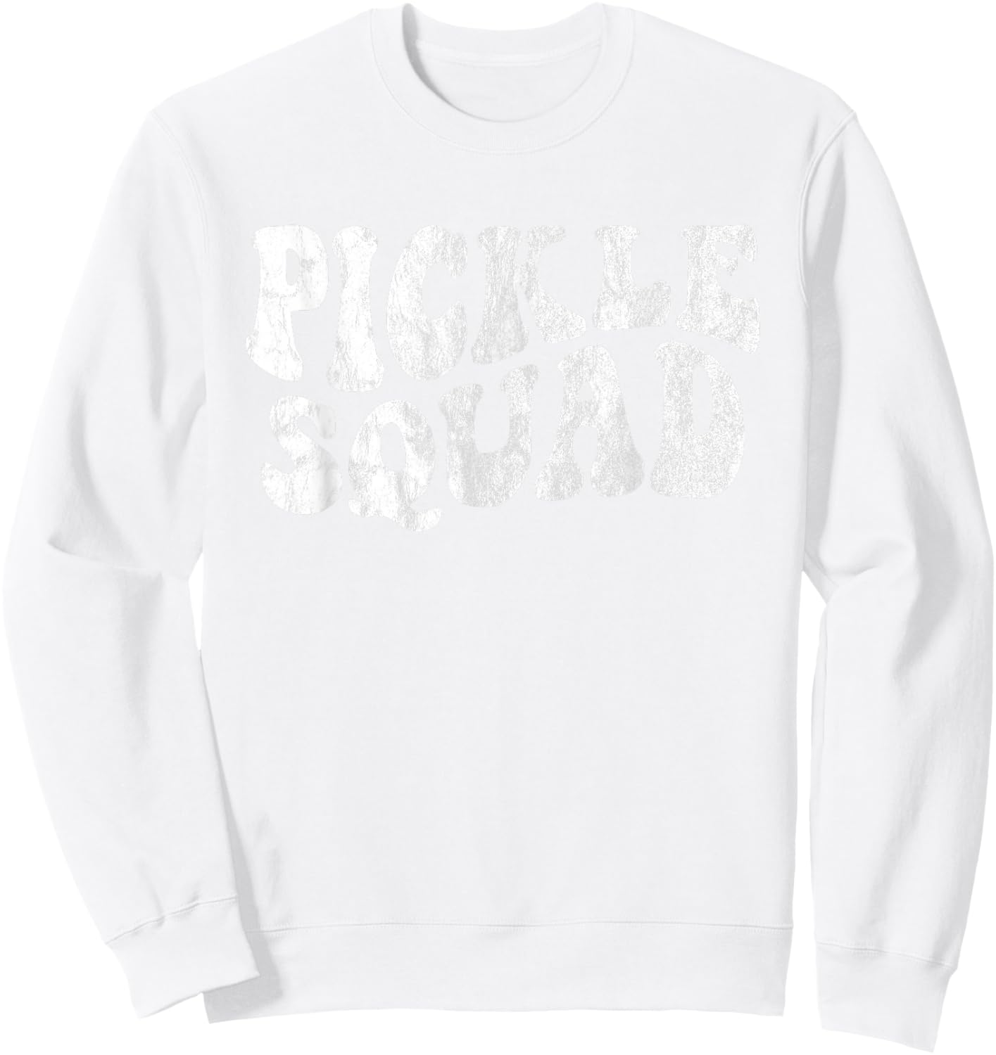 Pickle Squad Pickle Cucumber Vegan Design Men Kids Sweatshirt - Sweatshirt | White