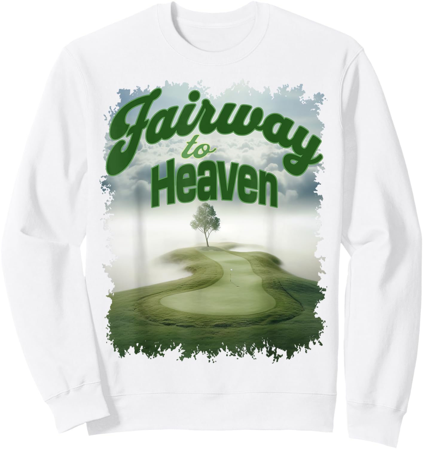 Fairway to Heaven Sweatshirt - Sweatshirt | White