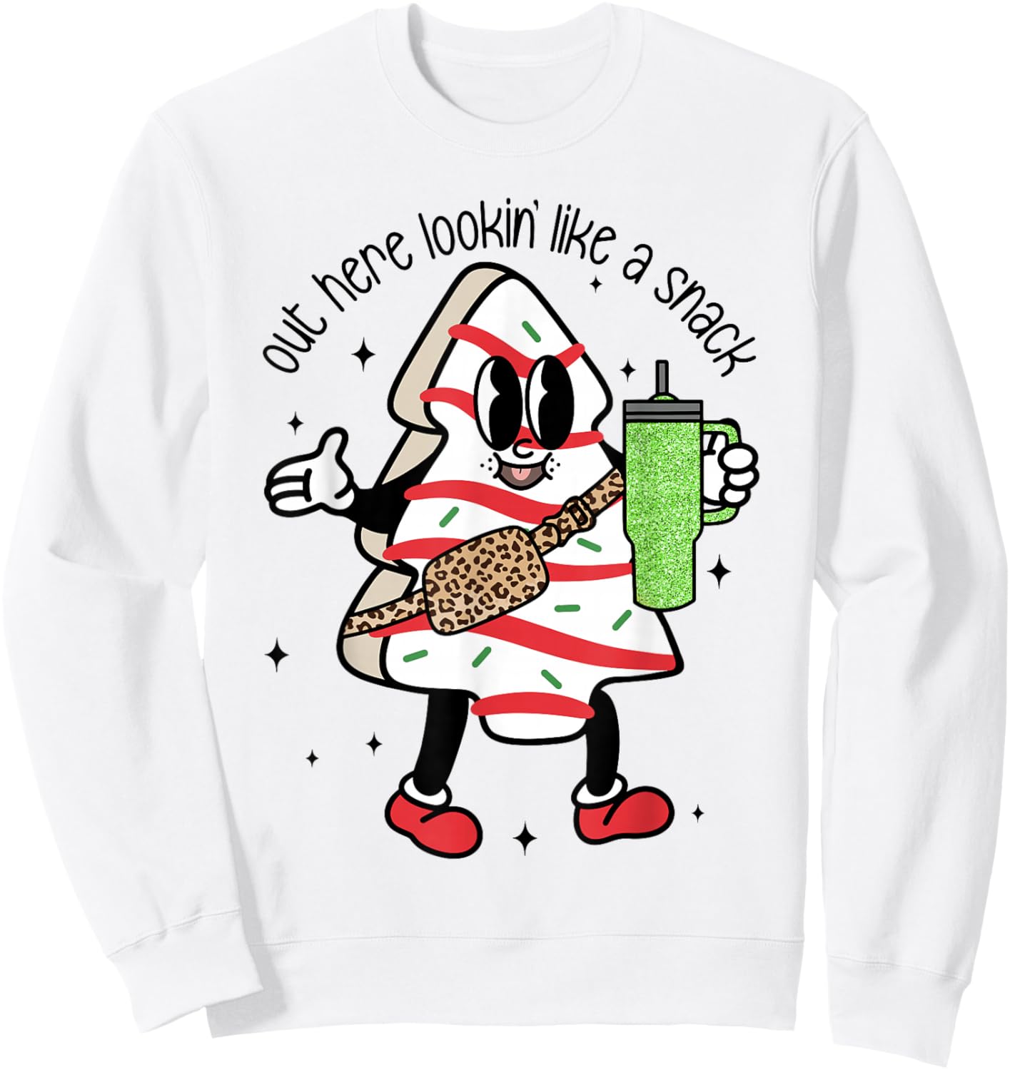 Out Here Lookin Like A Snack Women Sweatshirt - Sweatshirt | White